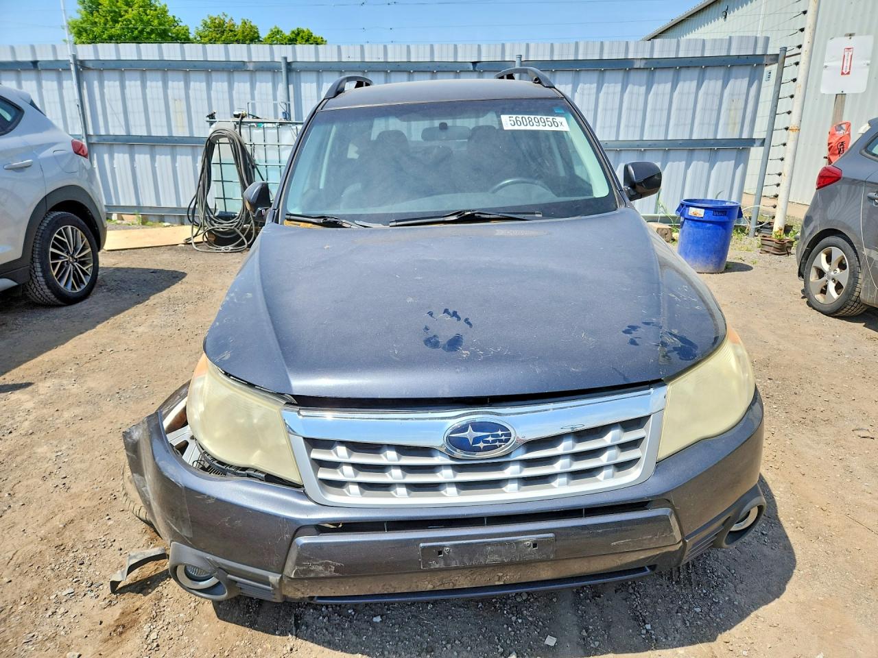 2011 Subaru Forester 2.5x Gray vin: JF2SHCBC5BH738988