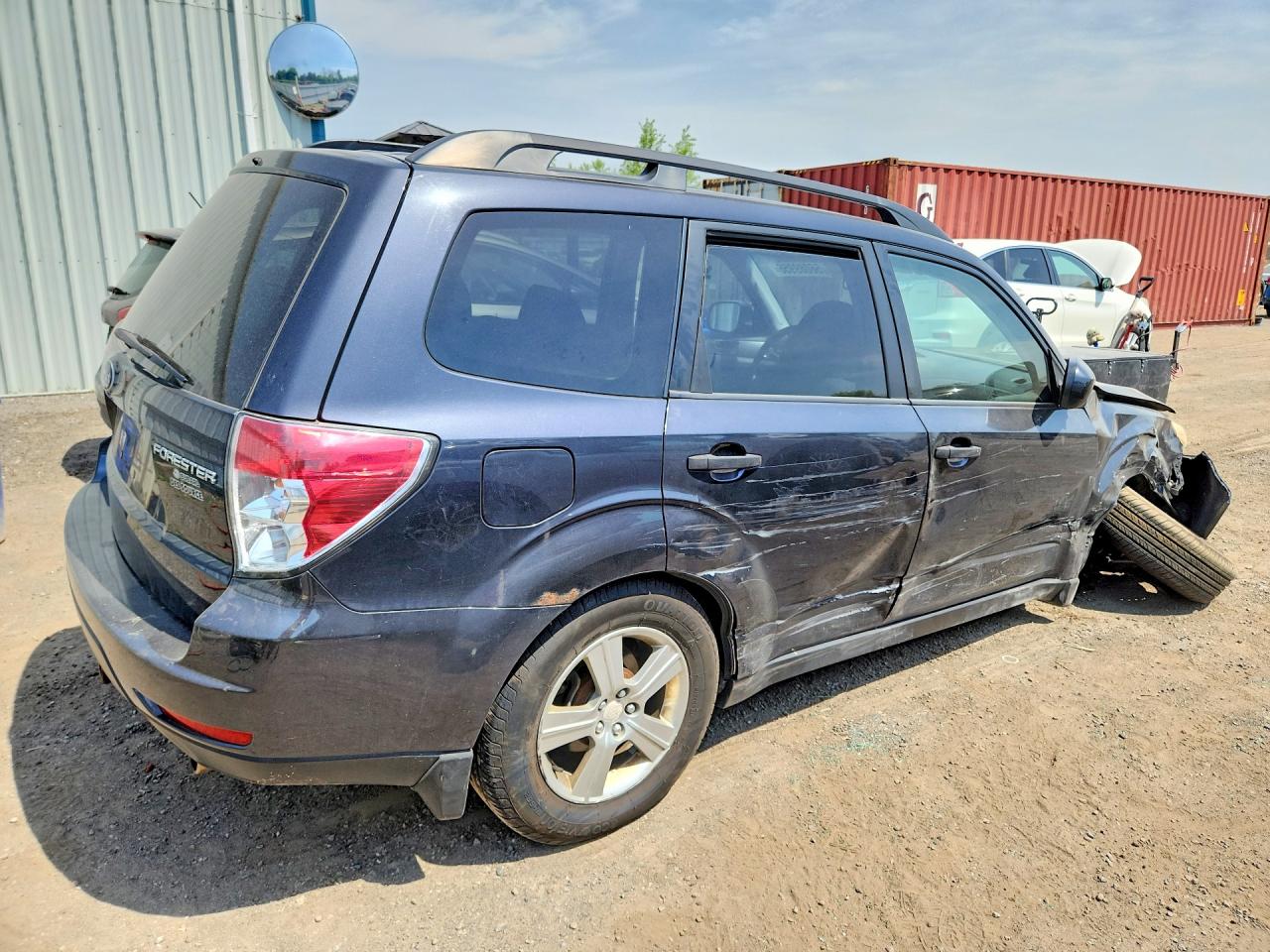 2011 Subaru Forester 2.5x Gray vin: JF2SHCBC5BH738988
