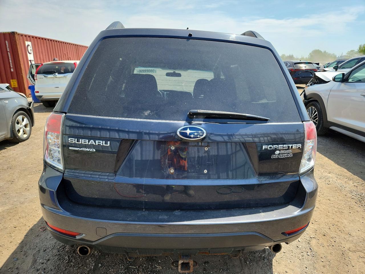 2011 Subaru Forester 2.5x Gray vin: JF2SHCBC5BH738988