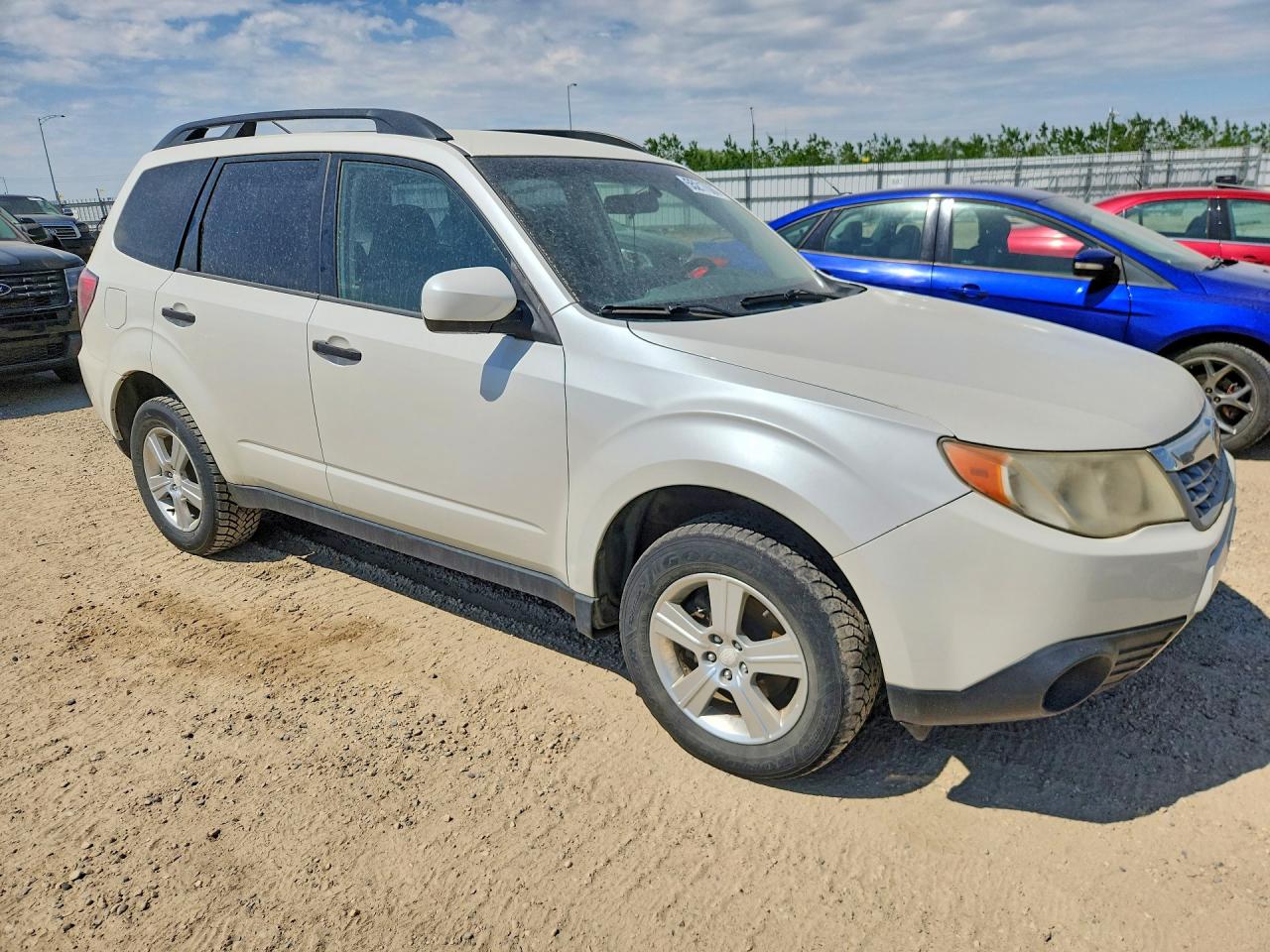 2012 Subaru Forester 2.5x White vin: JF2SHCBC7CH440976
