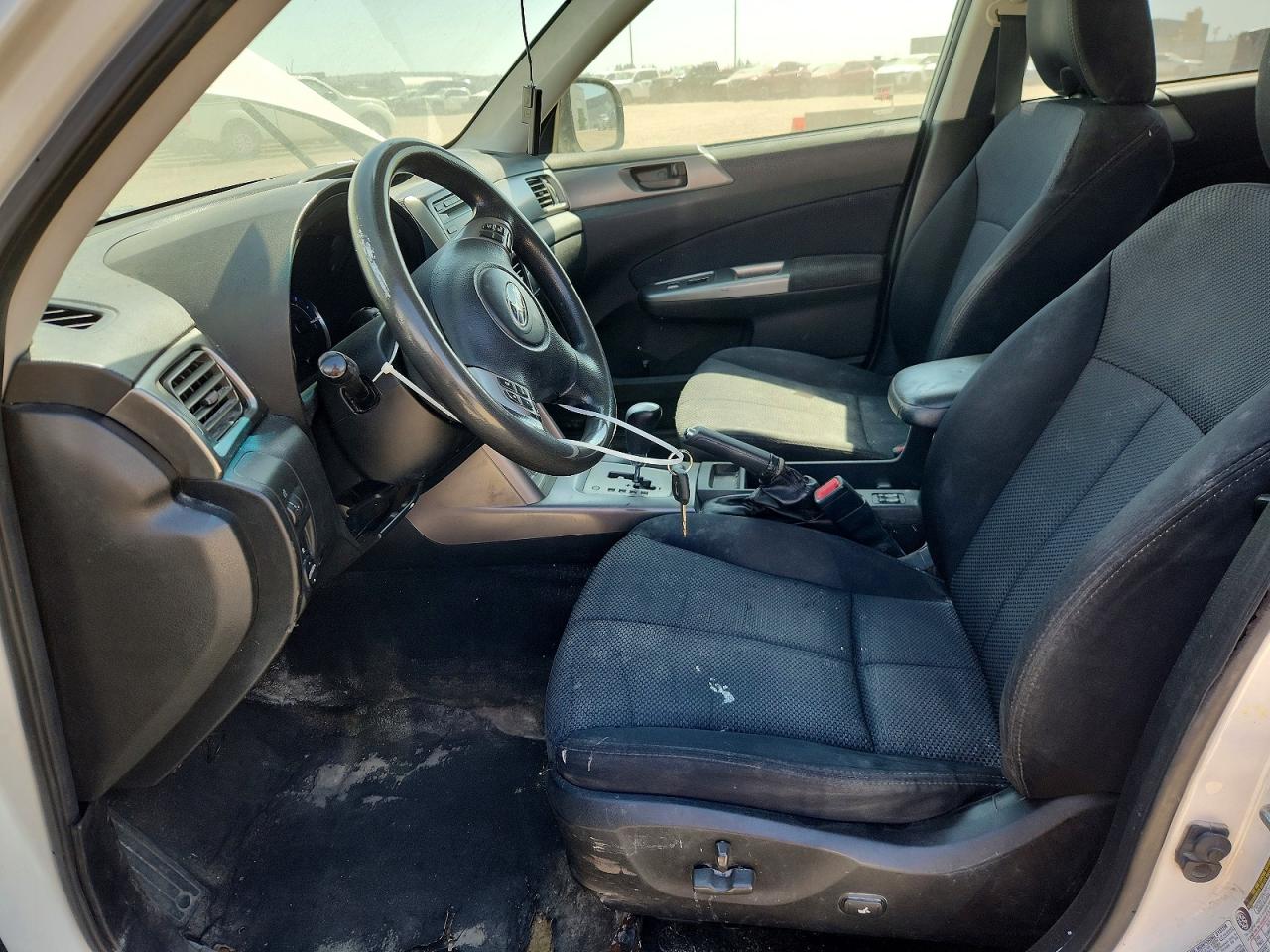 2012 Subaru Forester 2.5x White vin: JF2SHCBC7CH440976