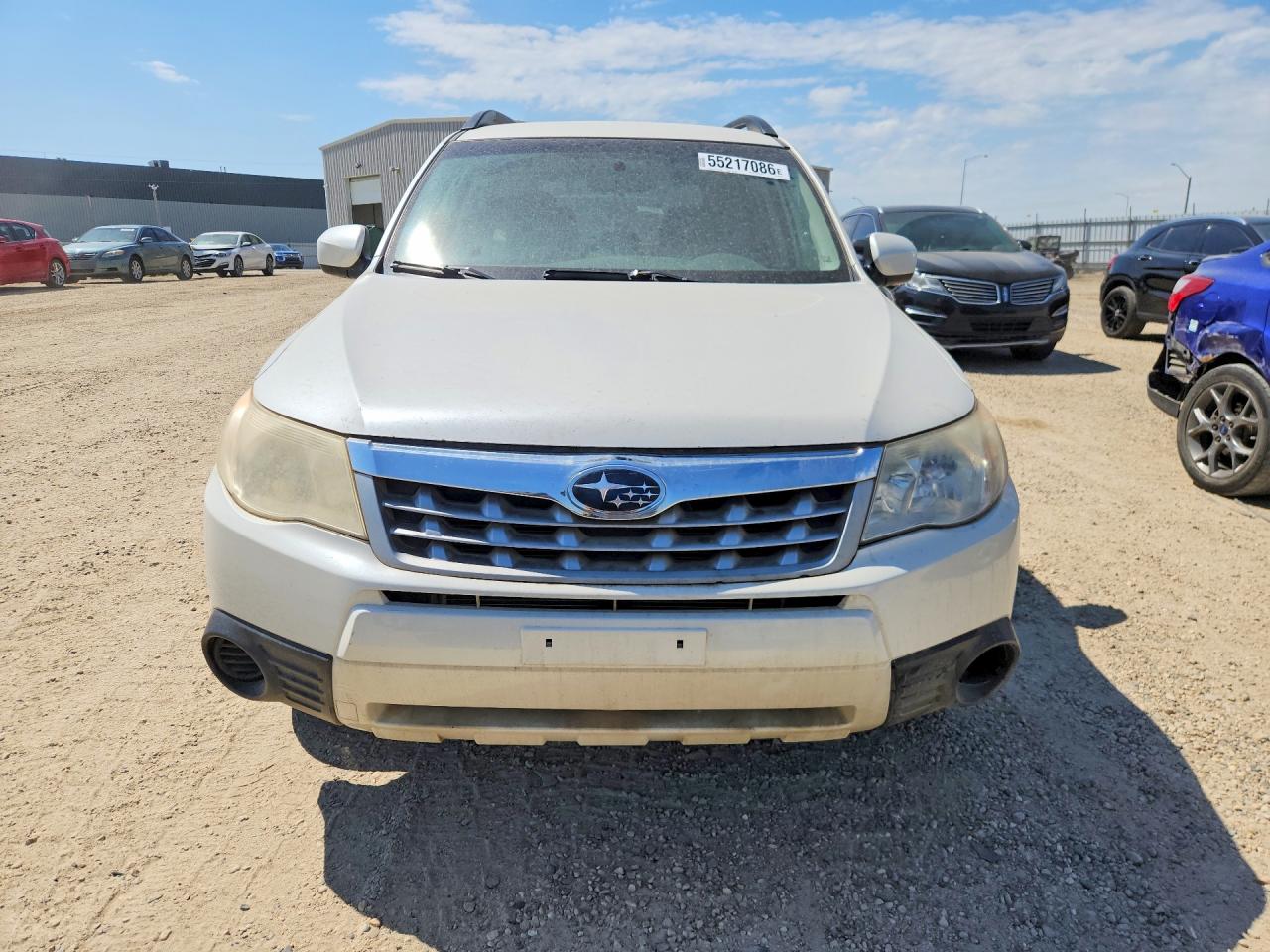 2012 Subaru Forester 2.5x White vin: JF2SHCBC7CH440976