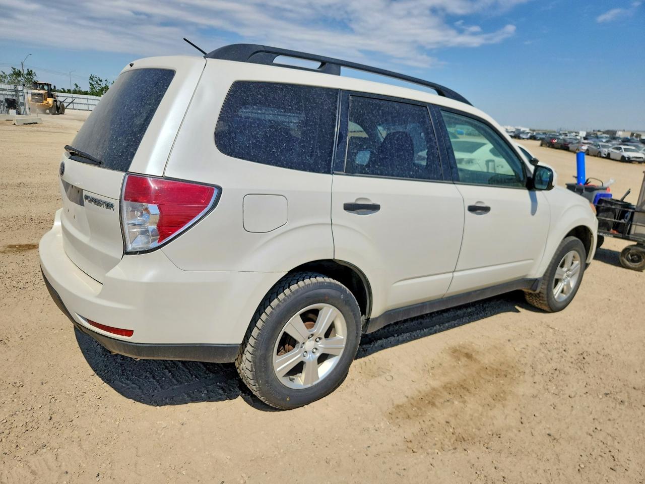 2012 Subaru Forester 2.5x White vin: JF2SHCBC7CH440976