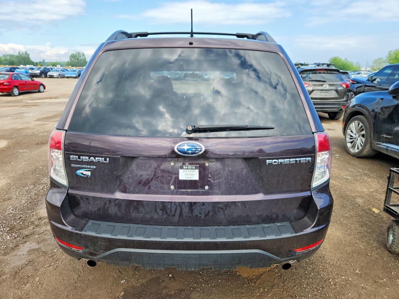 2013 Subaru Forester 2.5x Purple vin: JF2SHCBC7DH405310
