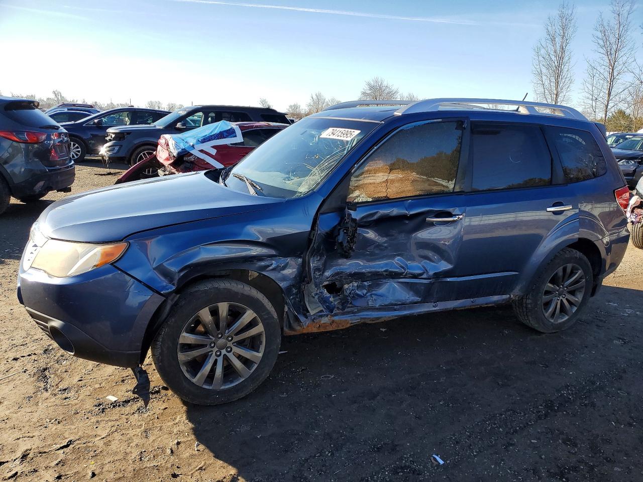 2013 Subaru Forester 2.5x Premium Blue vin: JF2SHCDC3DH406029