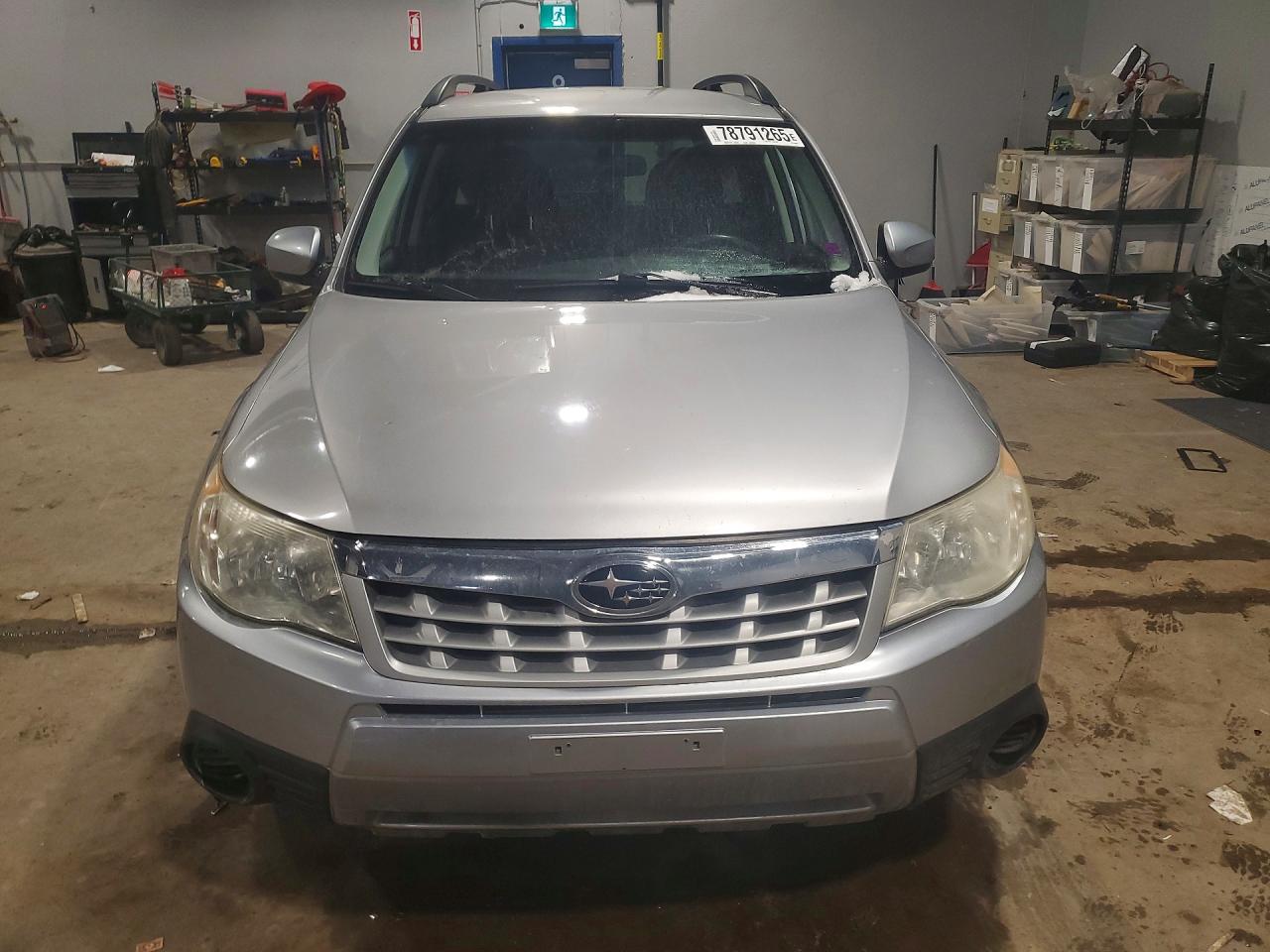 2012 Subaru Forester 2.5x Silver vin: JF2SHEBC6CH404059
