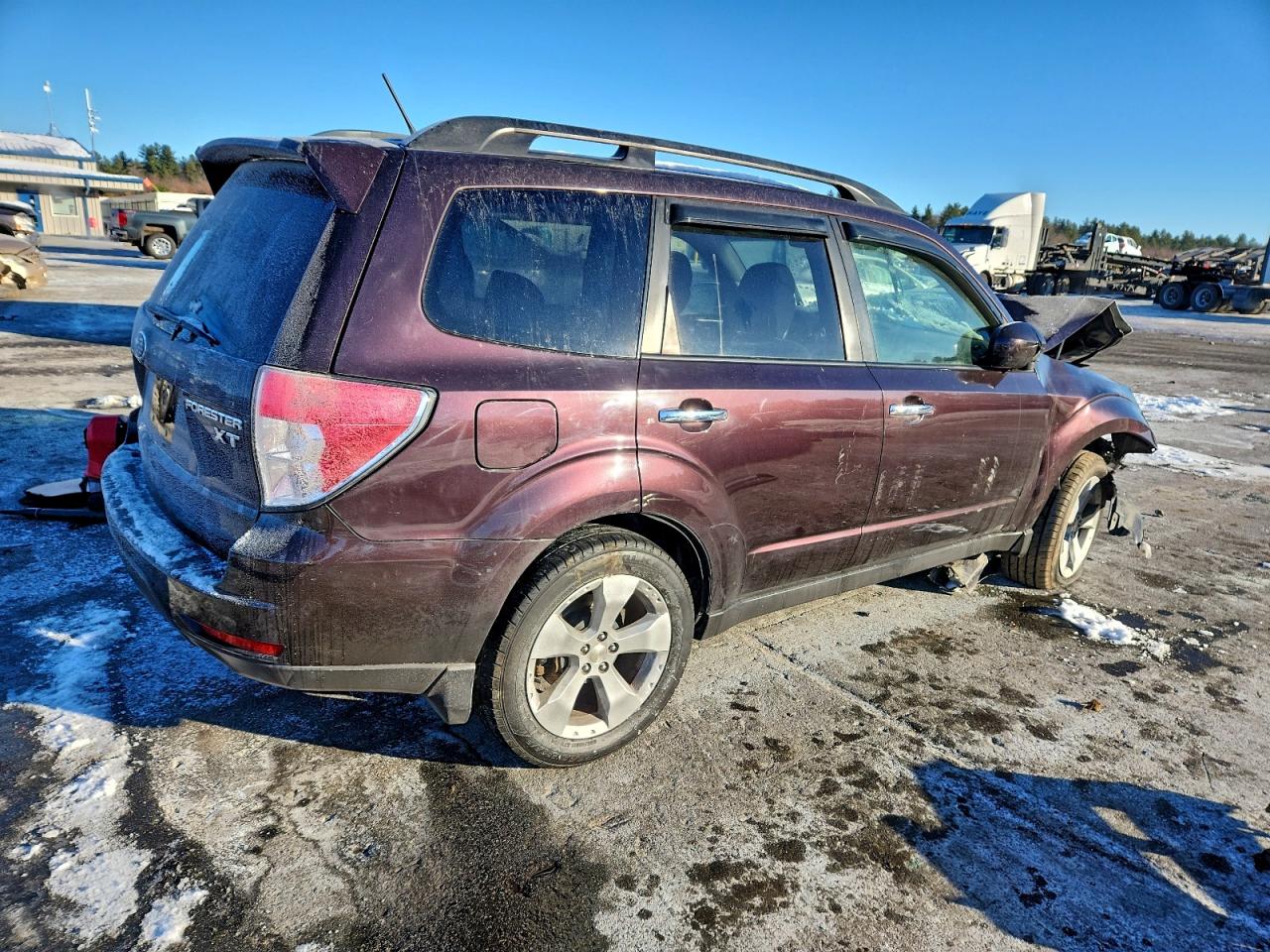 2013 Subaru Forester 2.5x Burgundy vin: JF2SHGAC0DH417694