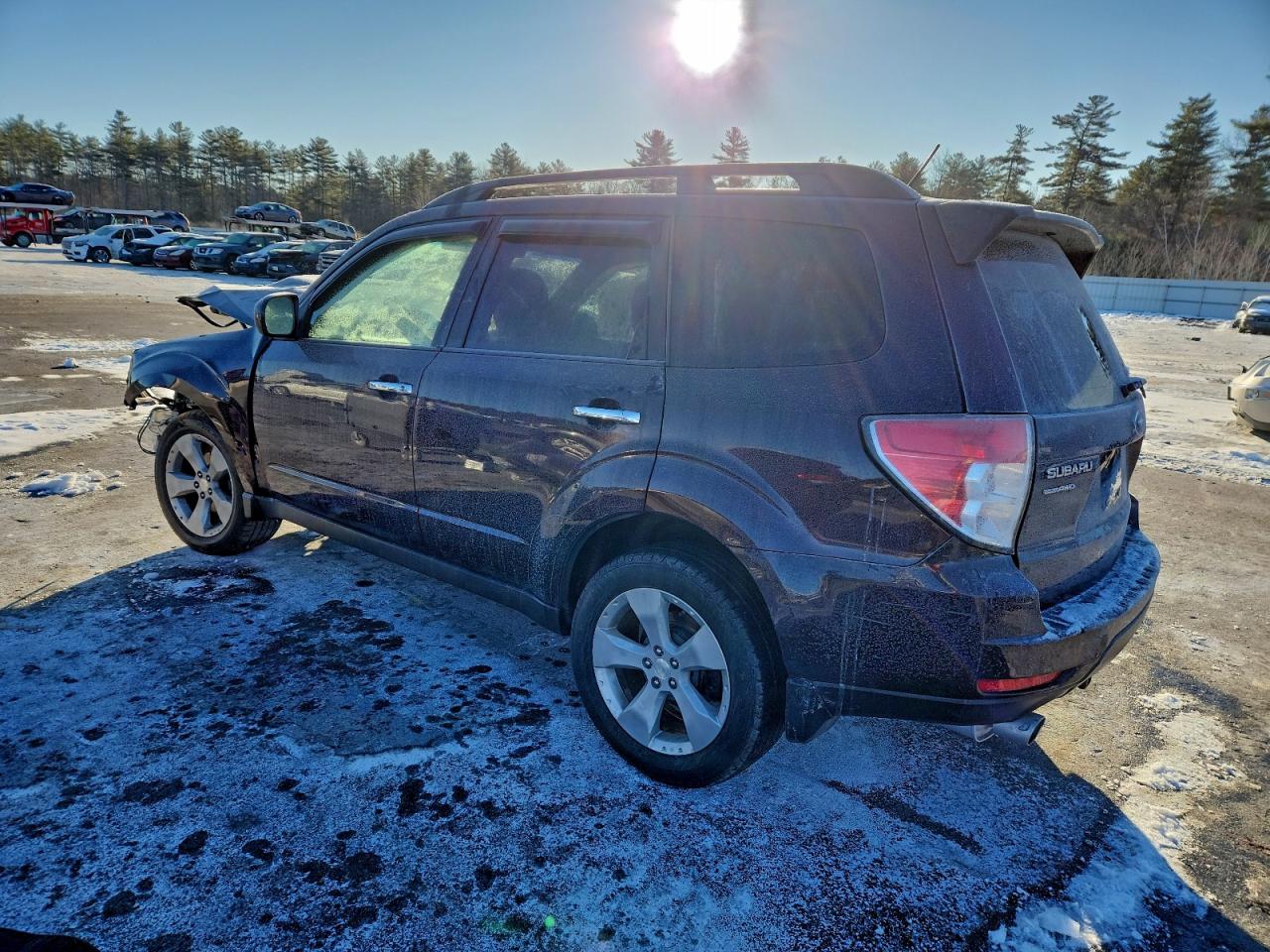 2013 Subaru Forester 2.5x Burgundy vin: JF2SHGAC0DH417694