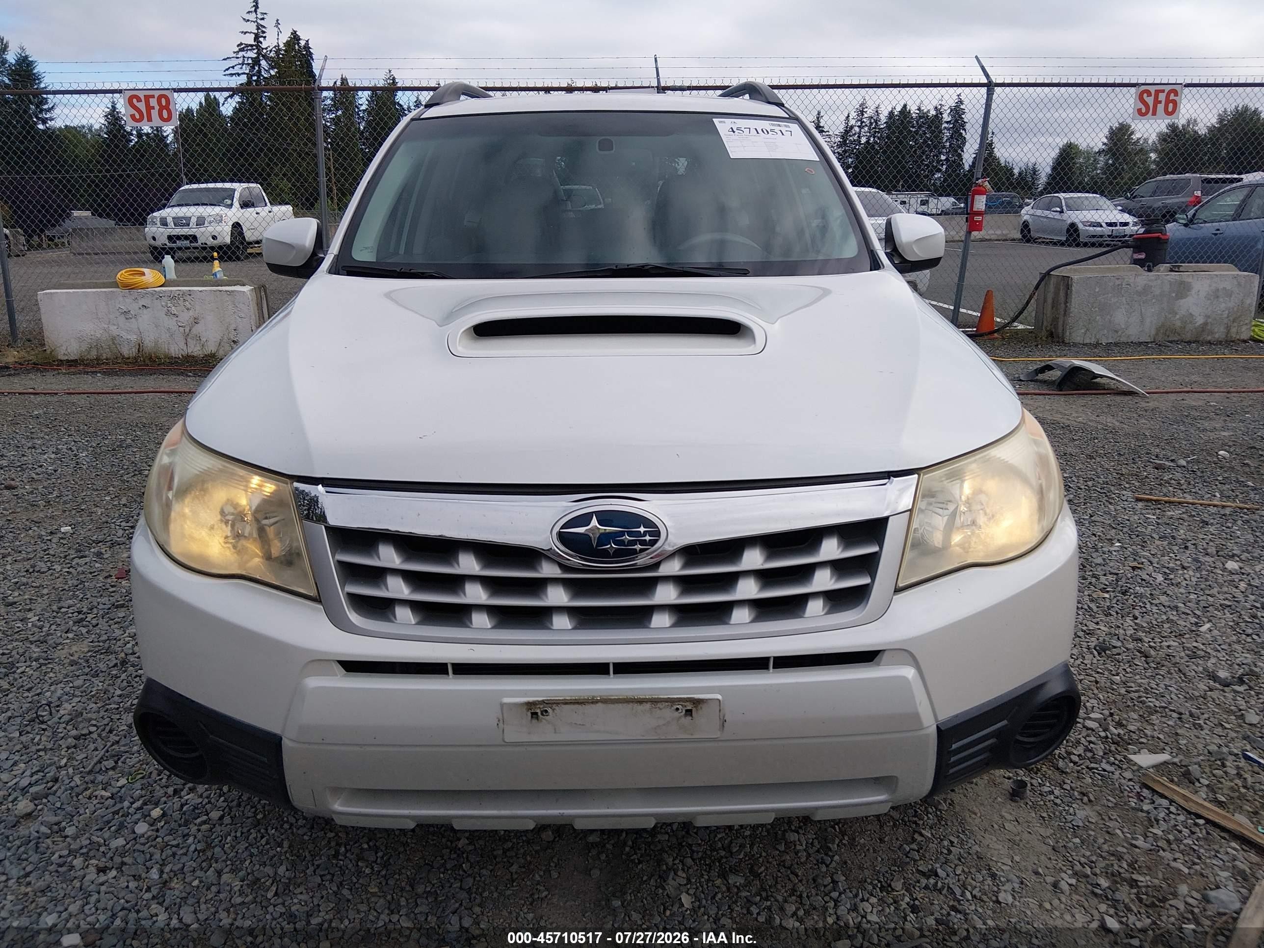 2011 Subaru Forester 2.5xt Premium White vin: JF2SHGAC5BH729216