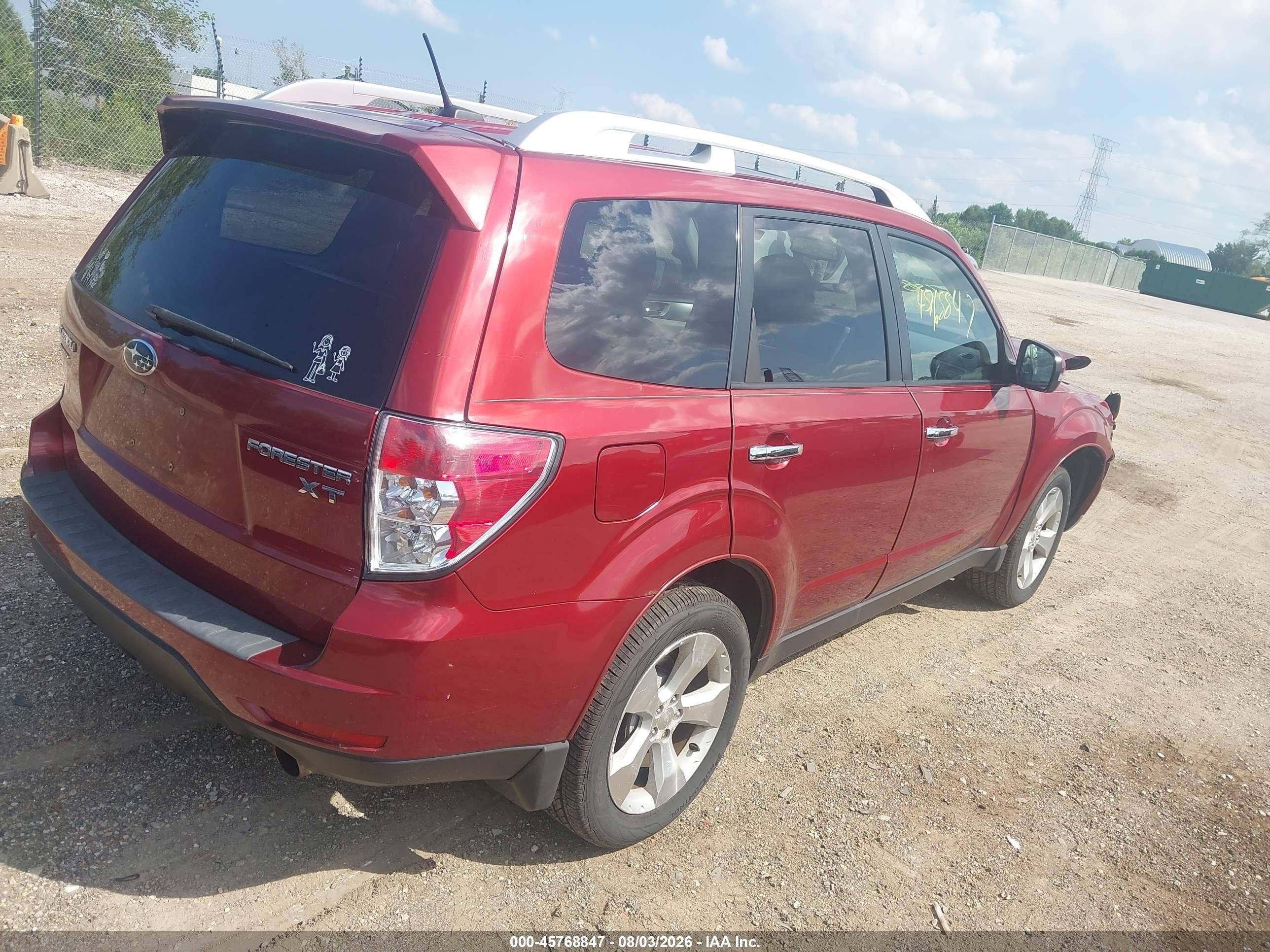 2012 Subaru Forester 2.5xt Touring Красный vin: JF2SHGGC0CH422657