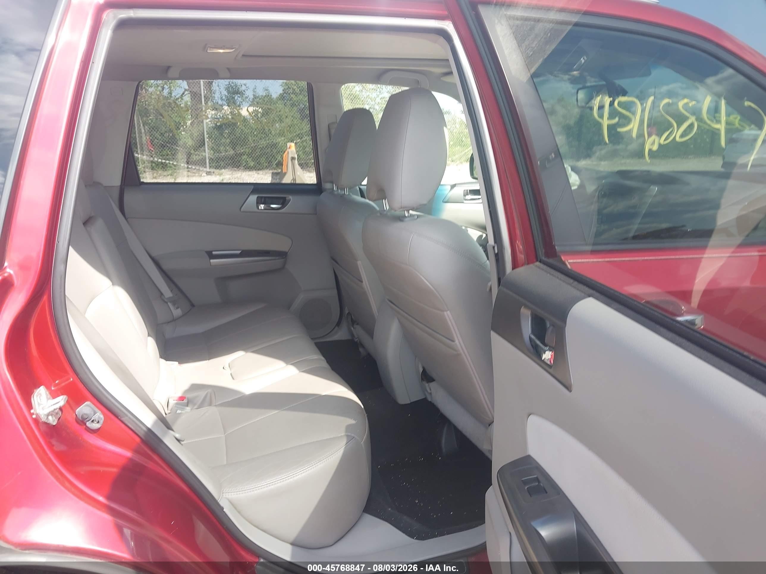 2012 Subaru Forester 2.5xt Touring Красный vin: JF2SHGGC0CH422657