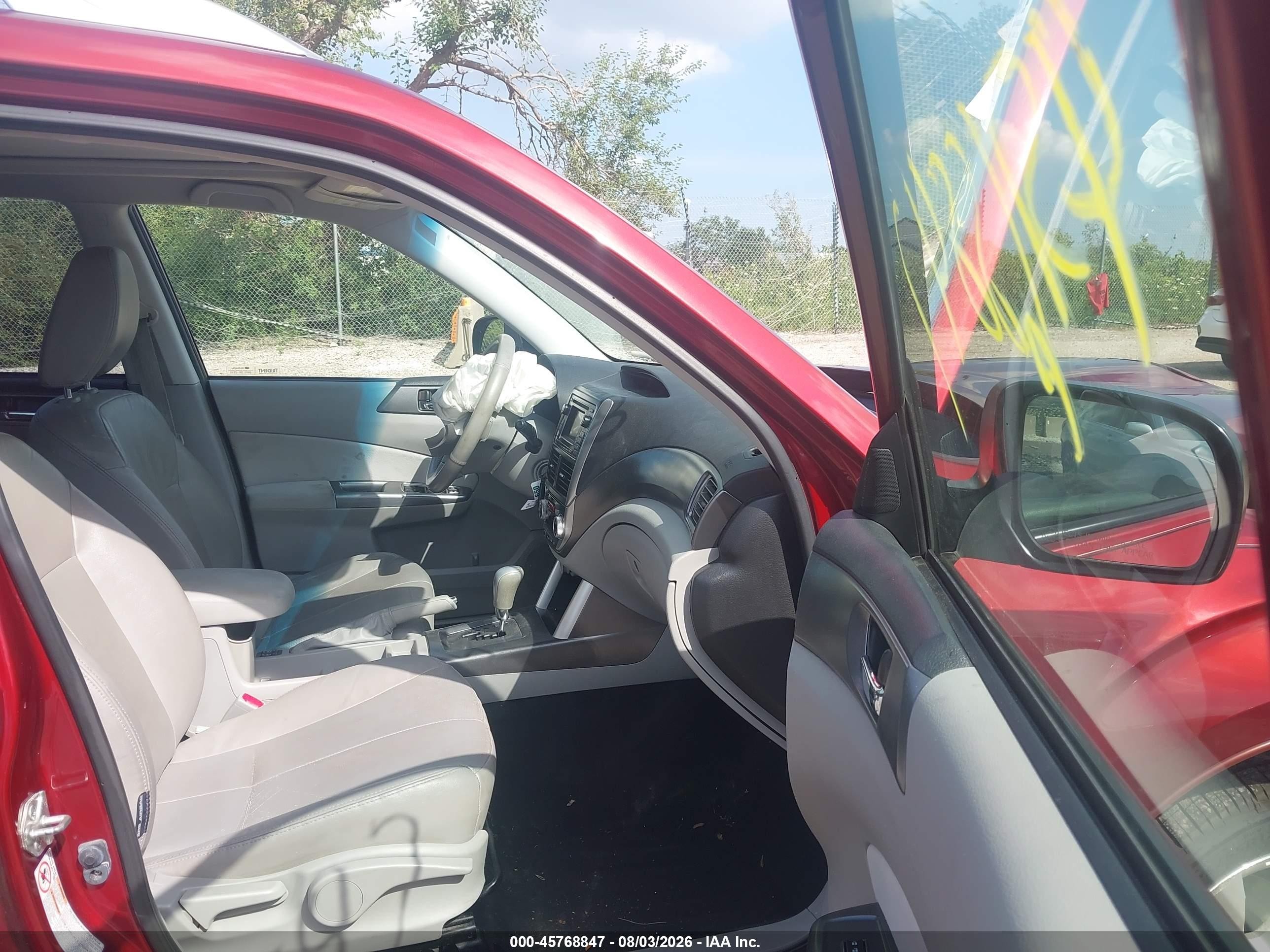 2012 Subaru Forester 2.5xt Touring Красный vin: JF2SHGGC0CH422657