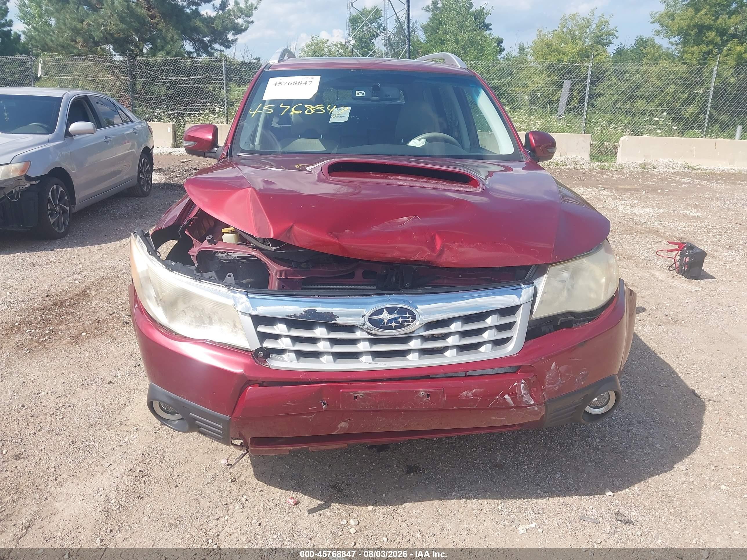 2012 Subaru Forester 2.5xt Touring Красный vin: JF2SHGGC0CH422657