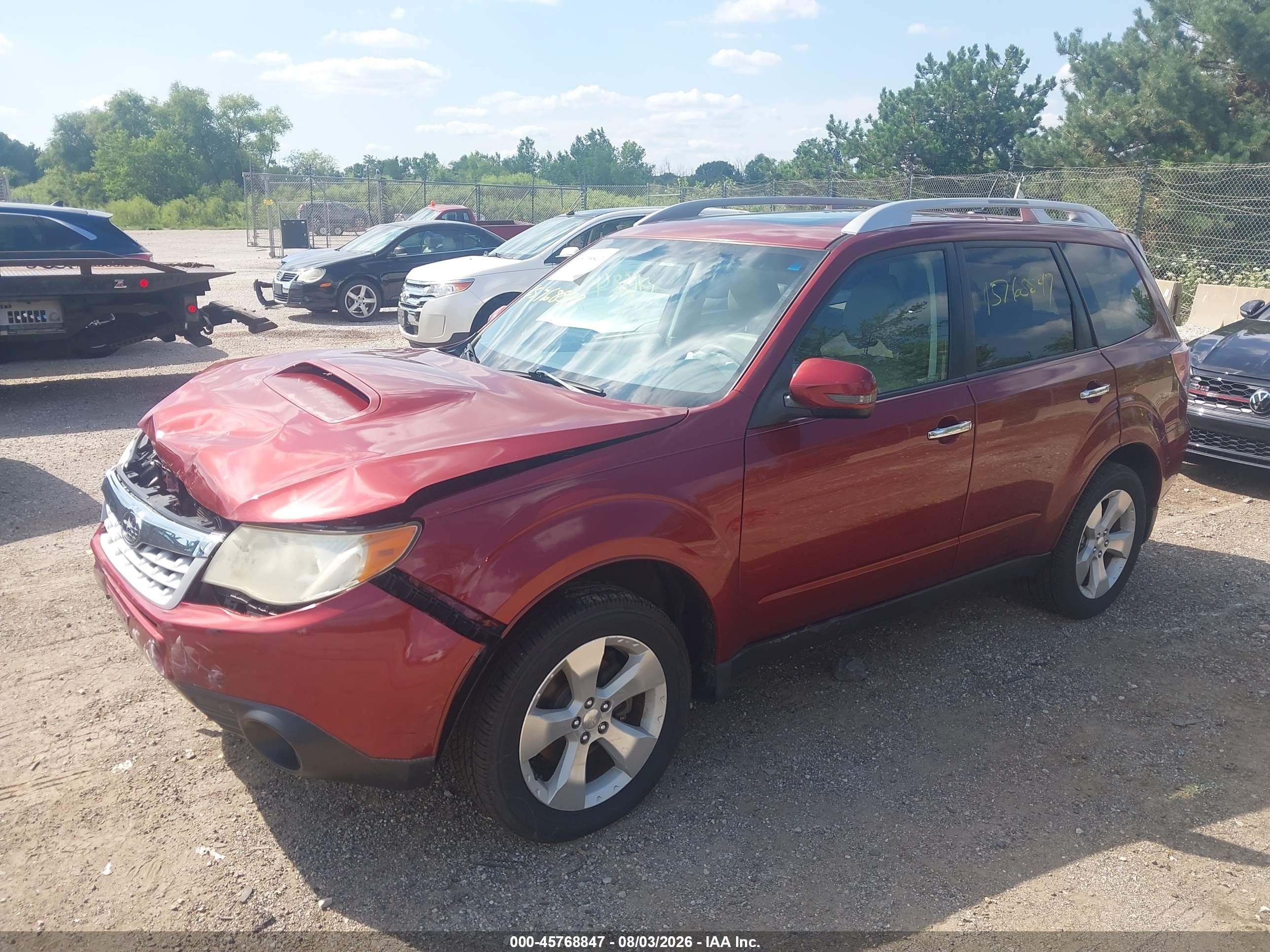 2012 Subaru Forester 2.5xt Touring Красный vin: JF2SHGGC0CH422657