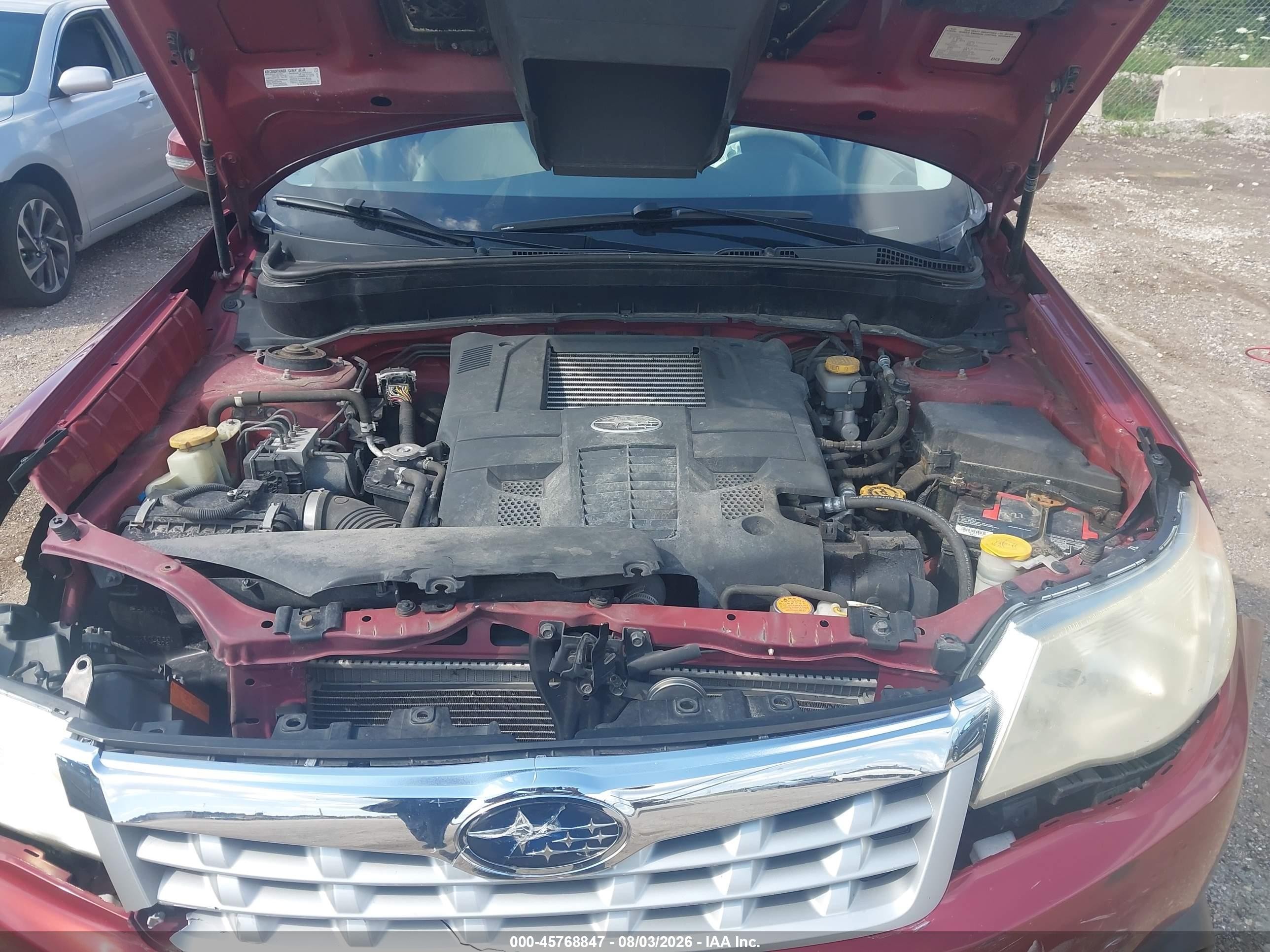 2012 Subaru Forester 2.5xt Touring Красный vin: JF2SHGGC0CH422657