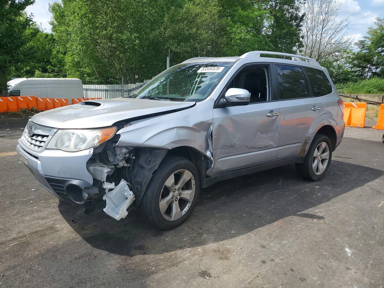 2013 Subaru Forester Touring Silver vin: JF2SHGGC6DH421997