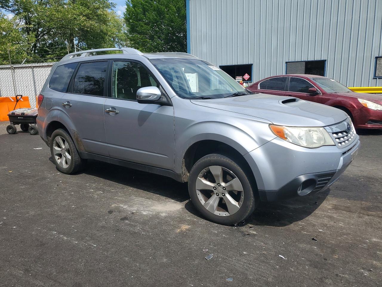 2013 Subaru Forester Touring Silver vin: JF2SHGGC6DH421997