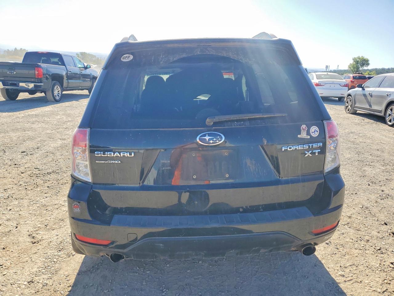 2011 Subaru Forester Touring Black vin: JF2SHGGC8BH739472