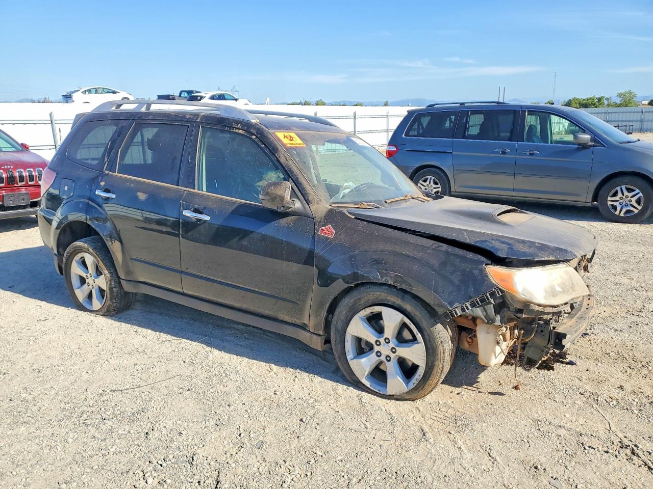 2011 Subaru Forester Touring Black vin: JF2SHGGC8BH739472