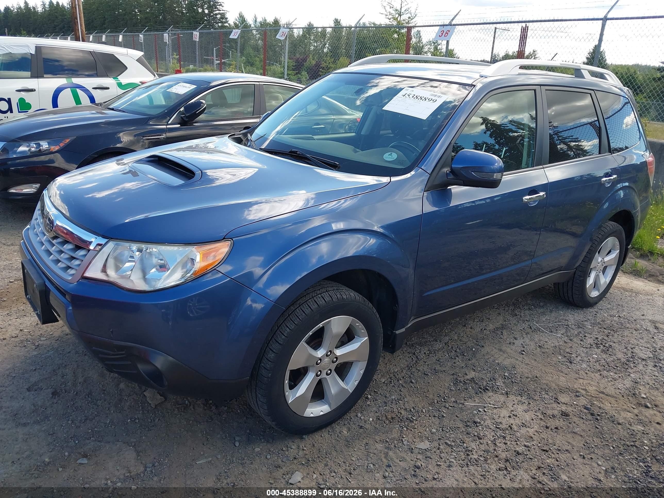 2012 Subaru Forester 2.5xt Touring Синий vin: JF2SHGGC8CH468379