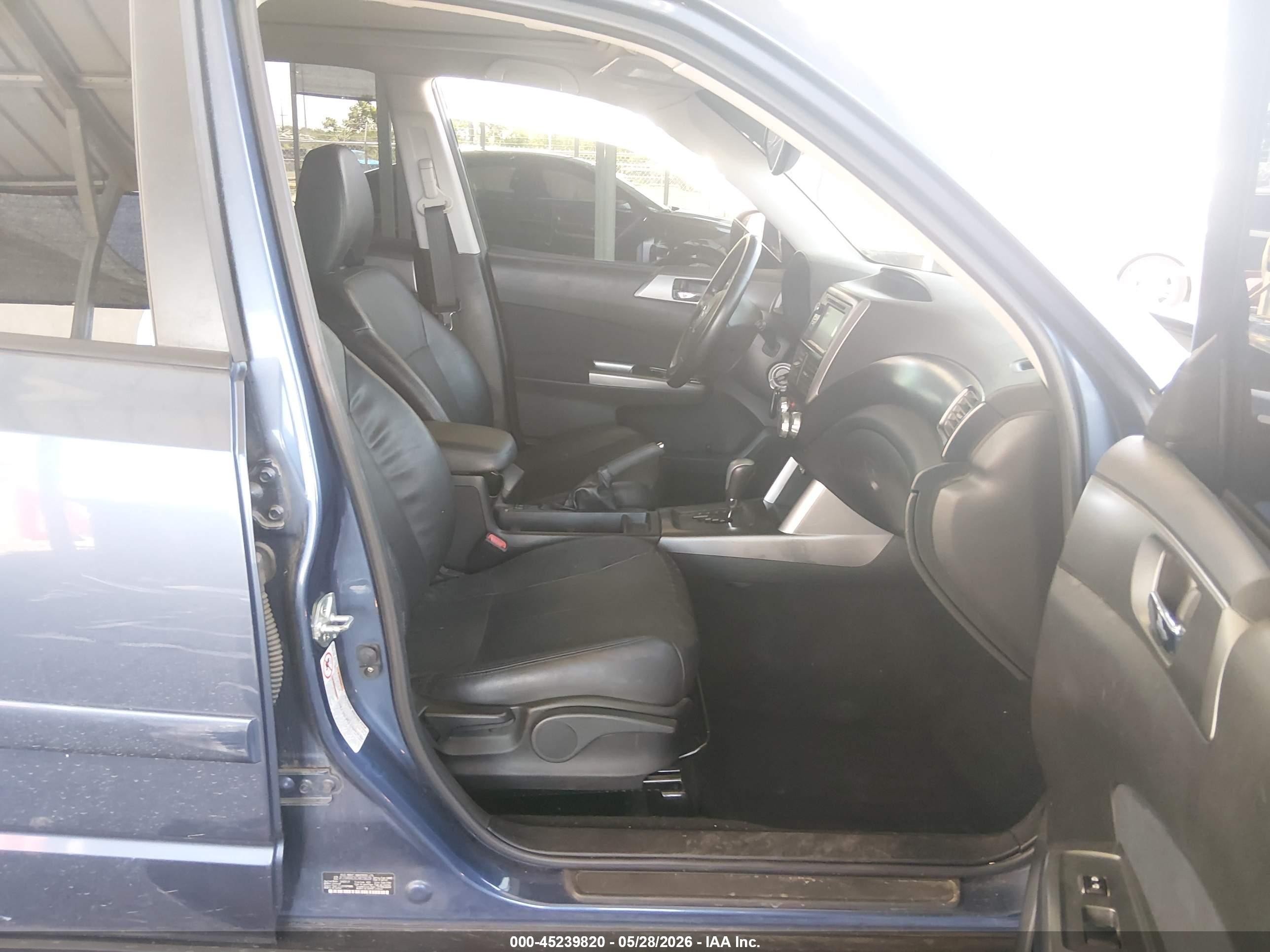 2012 Subaru Forester 2.5xt Touring Blue vin: JF2SHGHC6CH415629