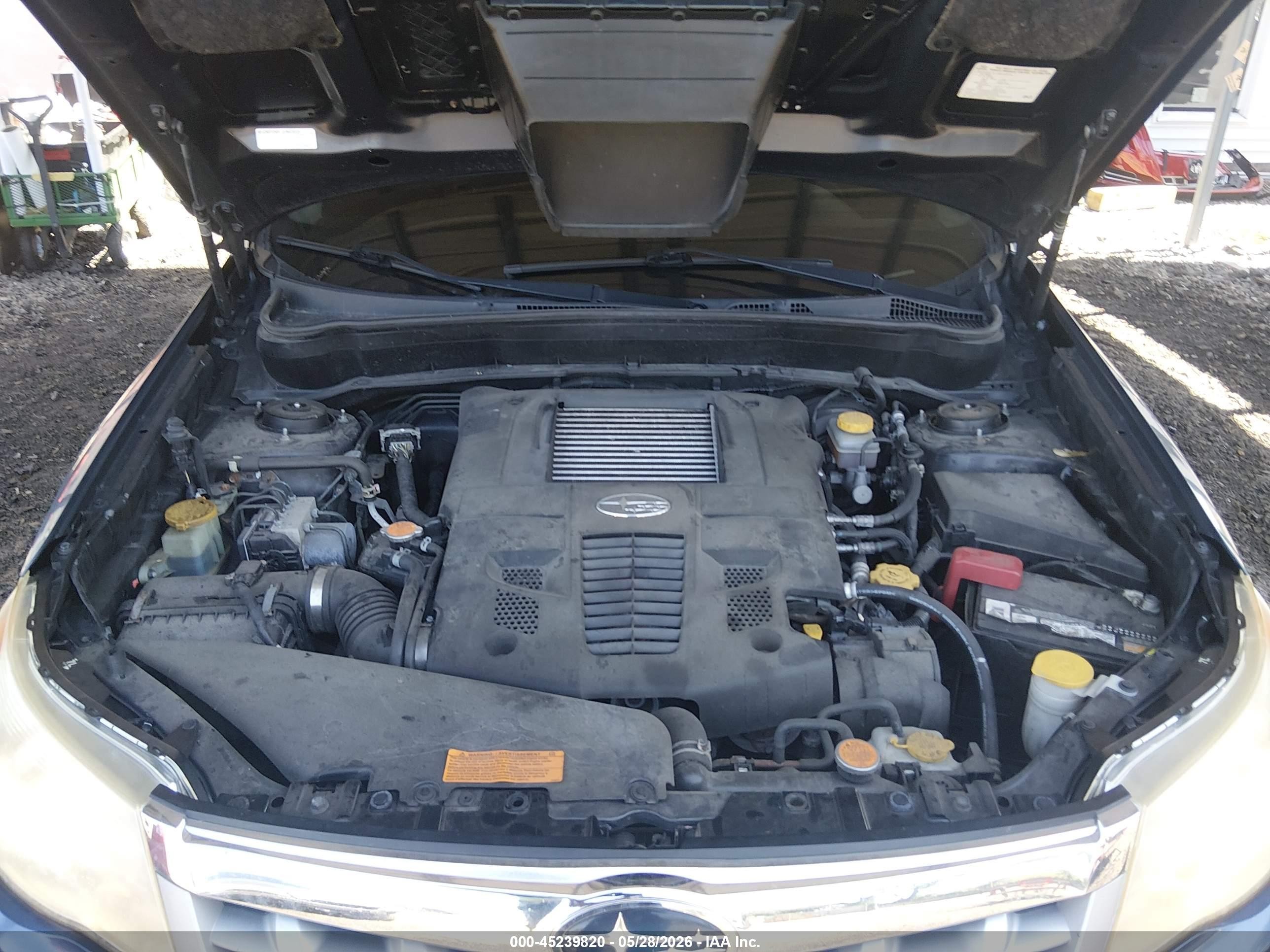2012 Subaru Forester 2.5xt Touring Blue vin: JF2SHGHC6CH415629