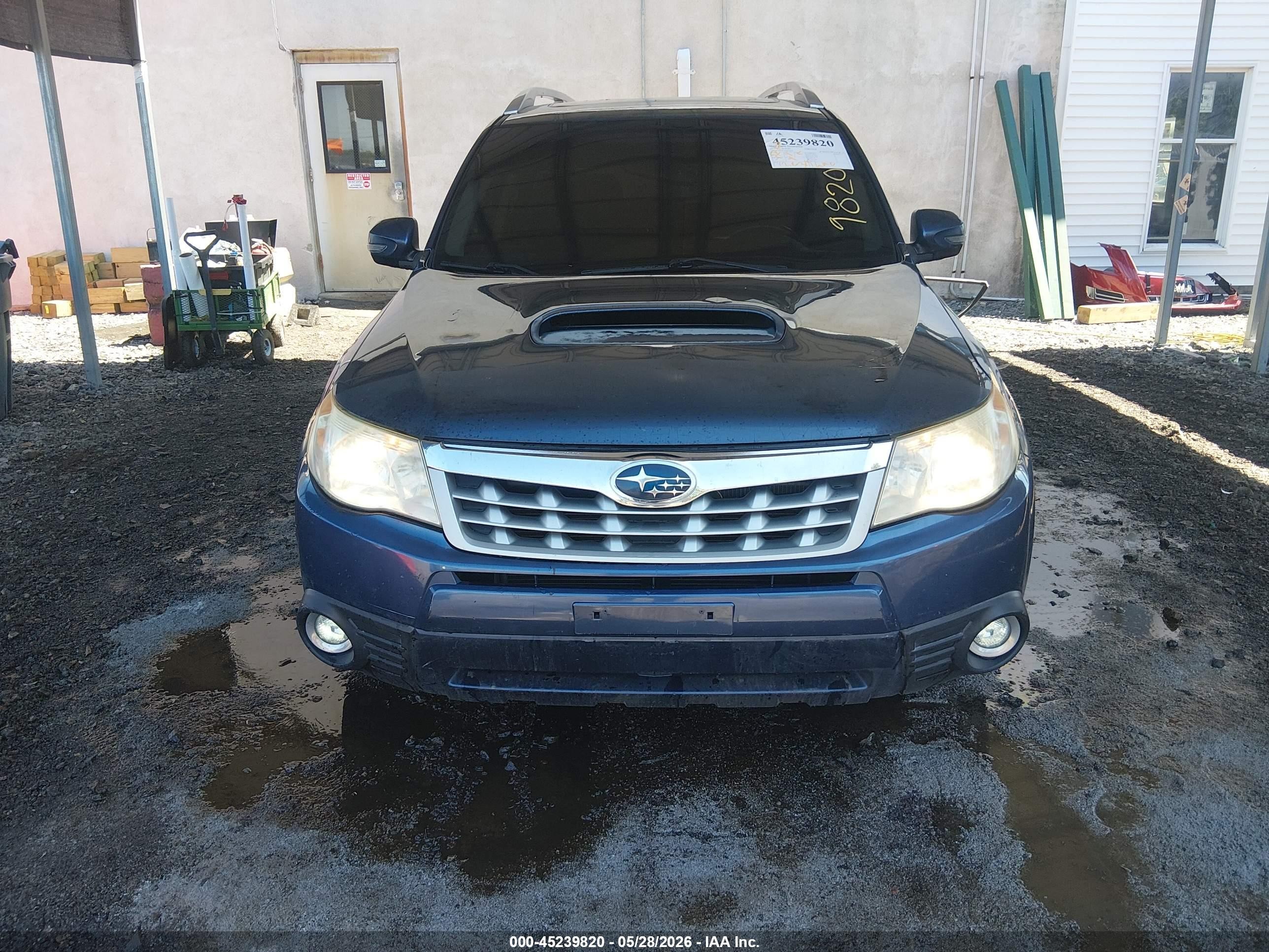 2012 Subaru Forester 2.5xt Touring Blue vin: JF2SHGHC6CH415629