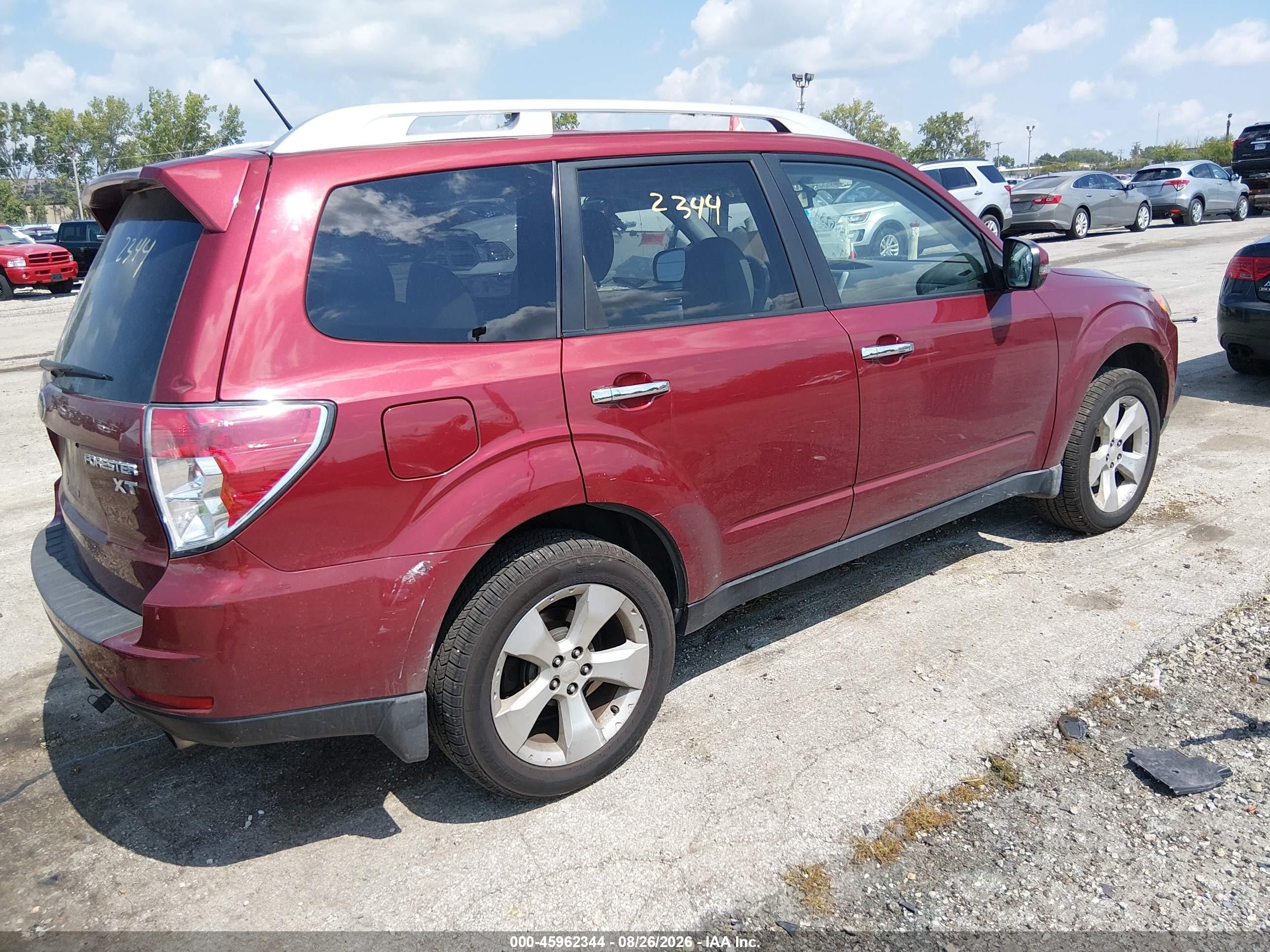 2011 Subaru Forester 2.5xt Touring Burgundy vin: JF2SHGHC9BH744131