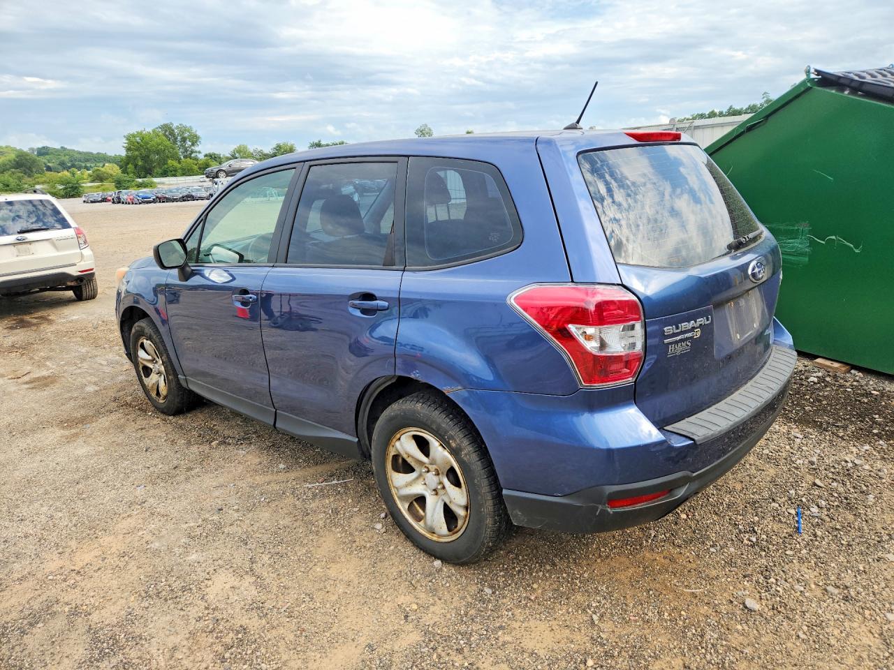 2014 Subaru Forester 2.5i Blue vin: JF2SJAAC0EG470887