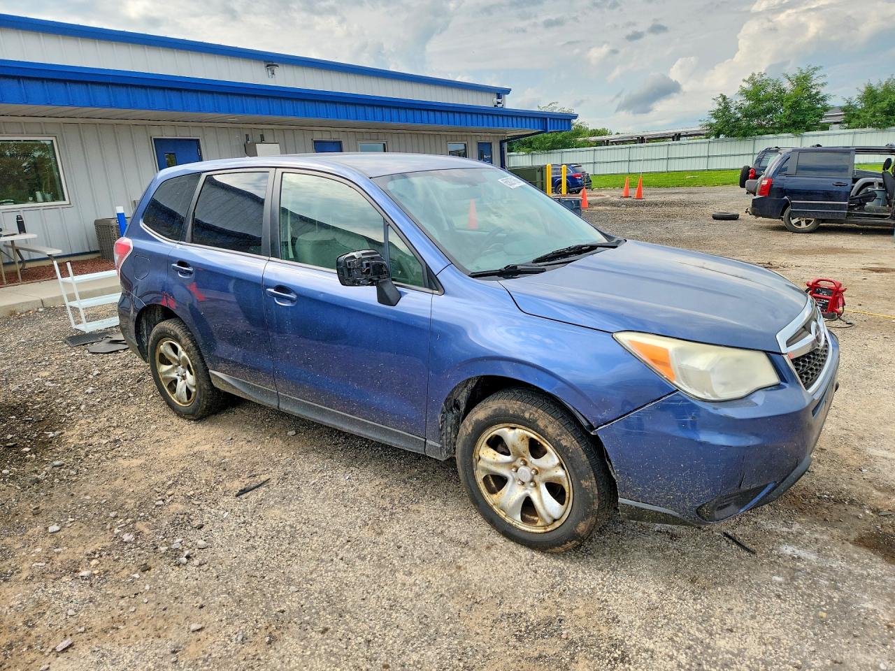 2014 Subaru Forester 2.5i Blue vin: JF2SJAAC0EG470887