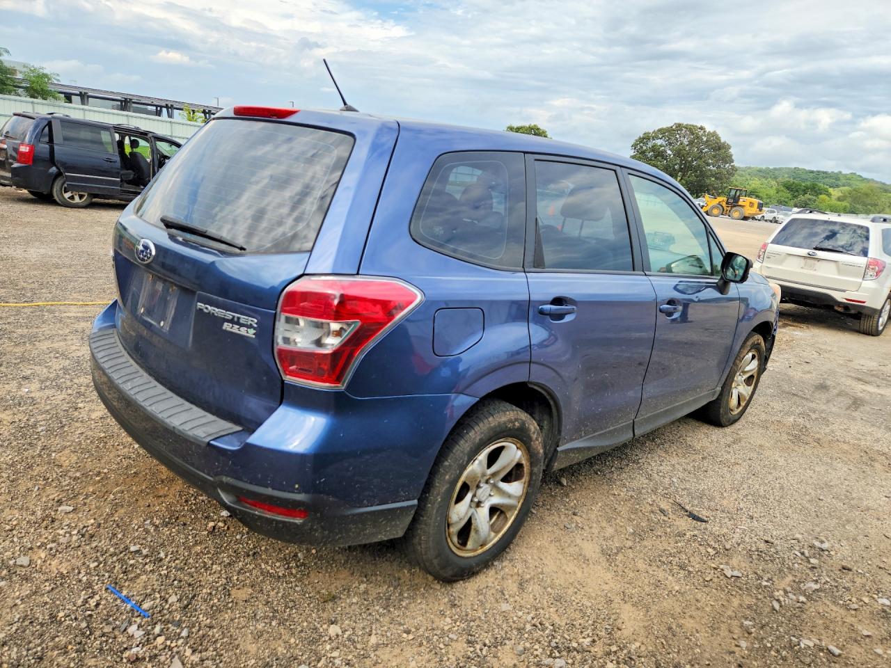 2014 Subaru Forester 2.5i Blue vin: JF2SJAAC0EG470887