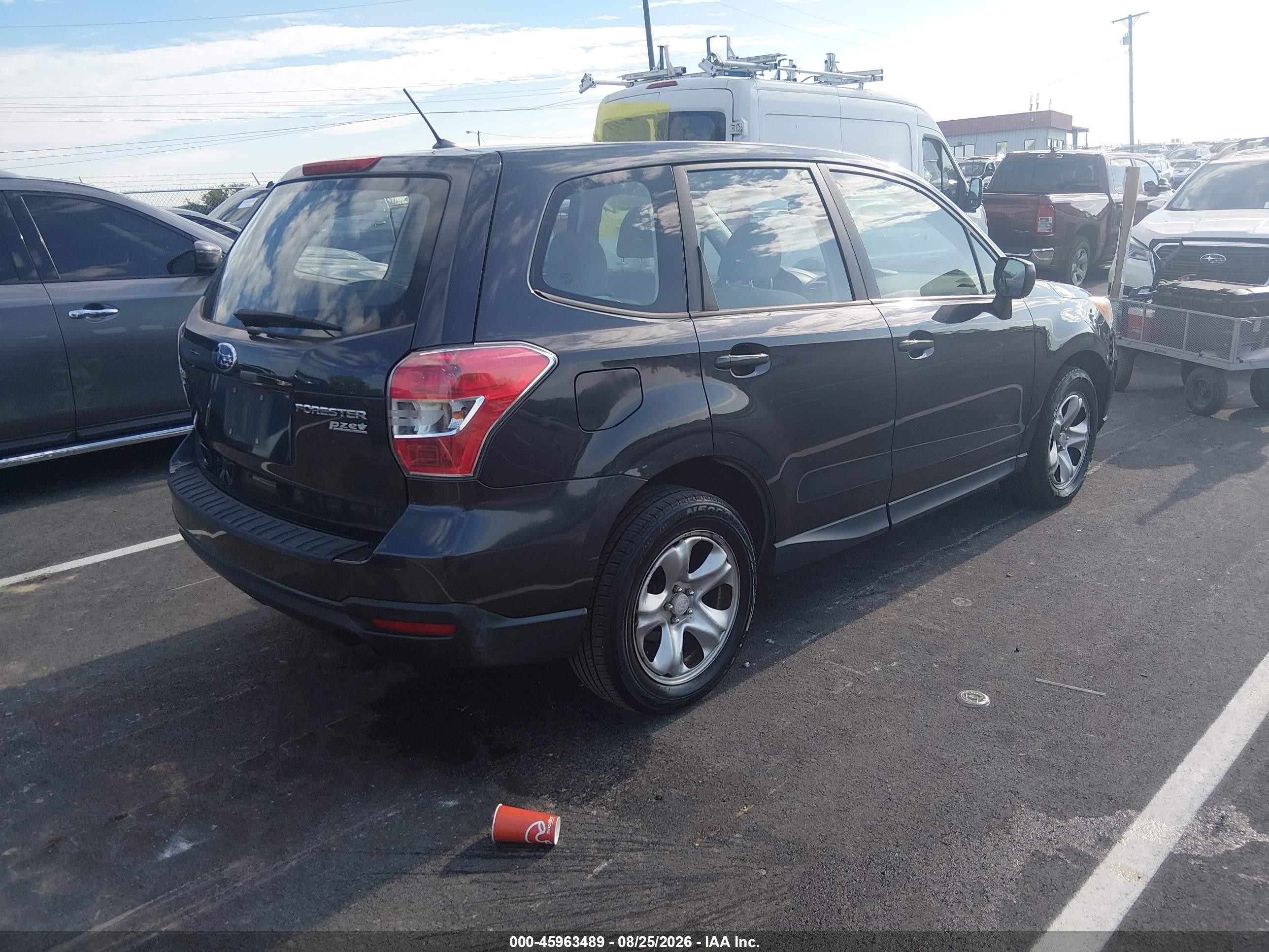 2014 Subaru Forester 2.5i Black vin: JF2SJAAC0EH441061