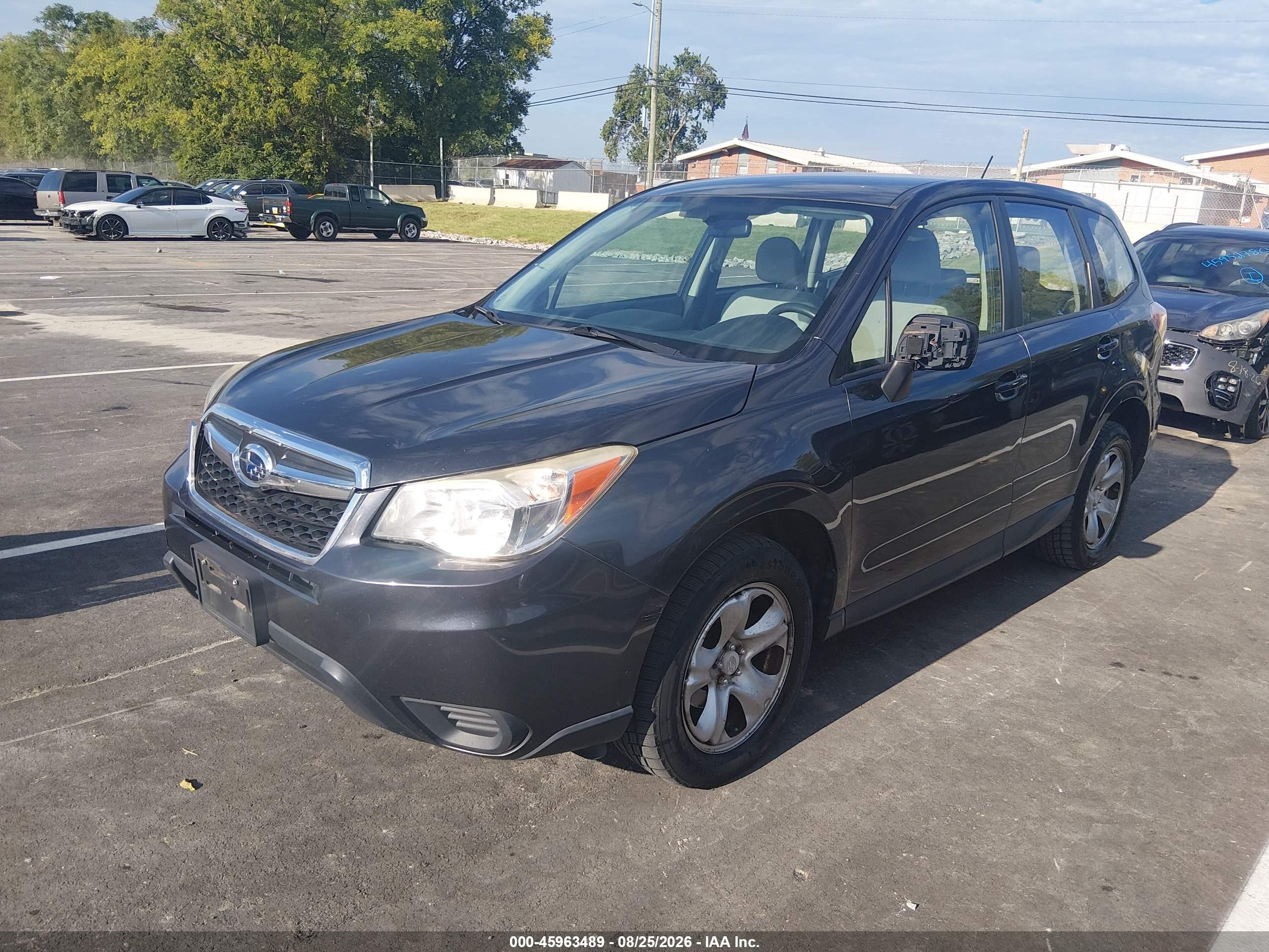 2014 Subaru Forester 2.5i Black vin: JF2SJAAC0EH441061