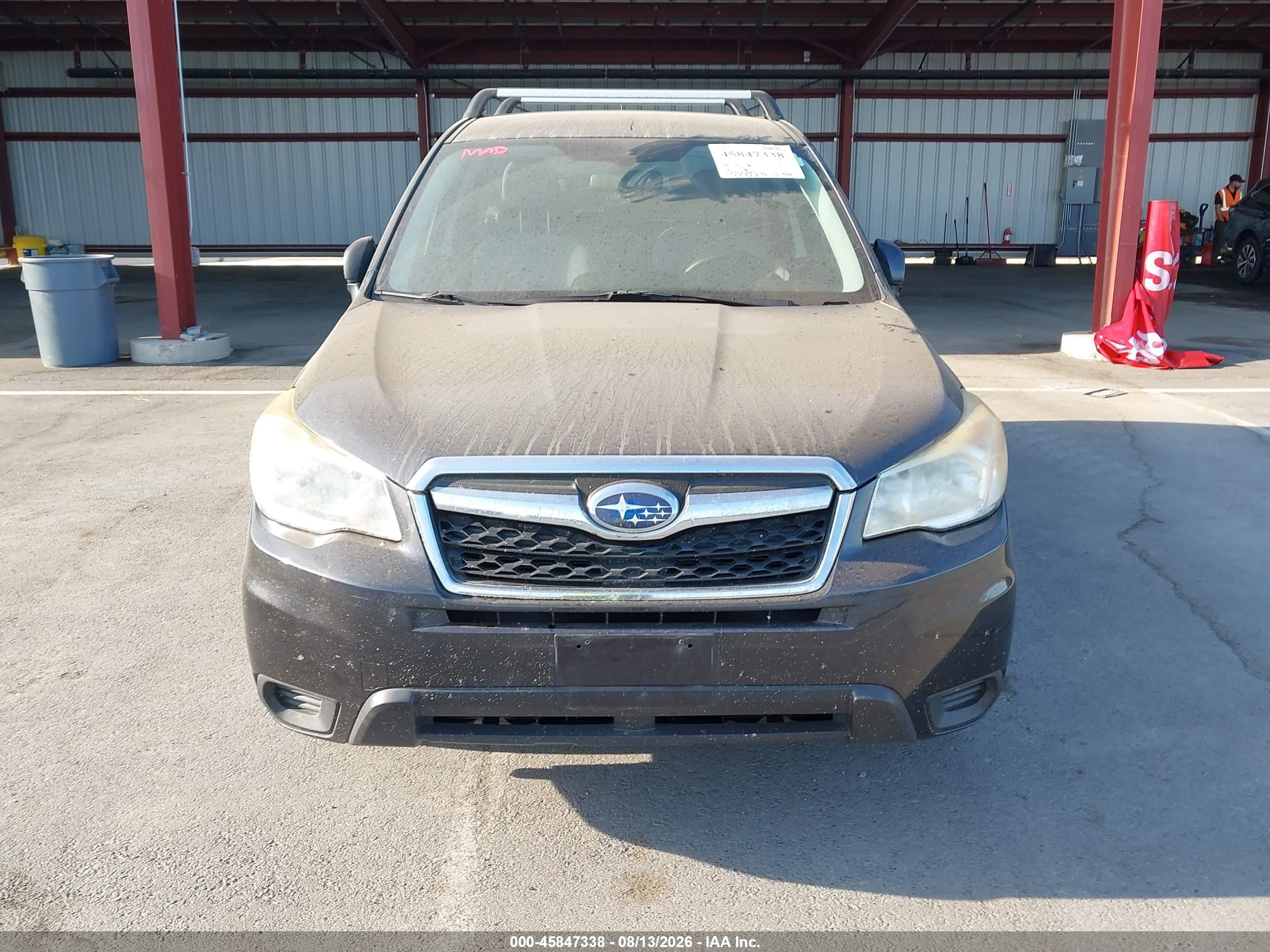 2014 Subaru Forester 2.5i Gray vin: JF2SJAAC0EH445465