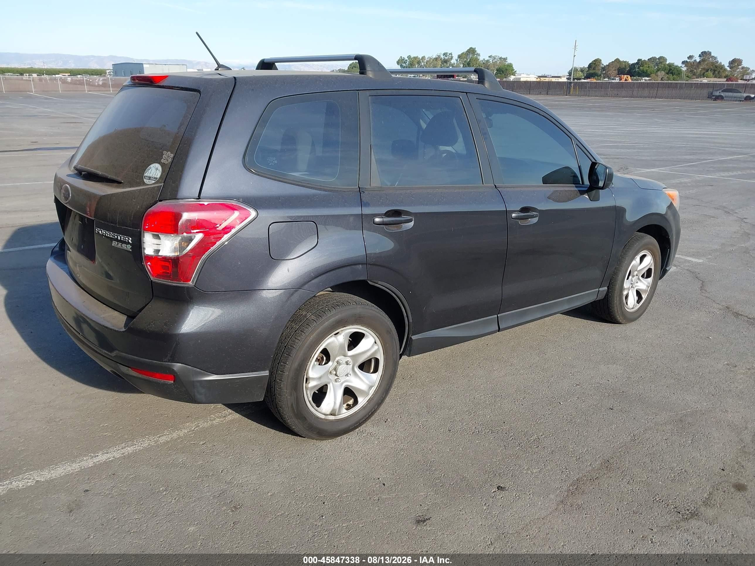 2014 Subaru Forester 2.5i Gray vin: JF2SJAAC0EH445465