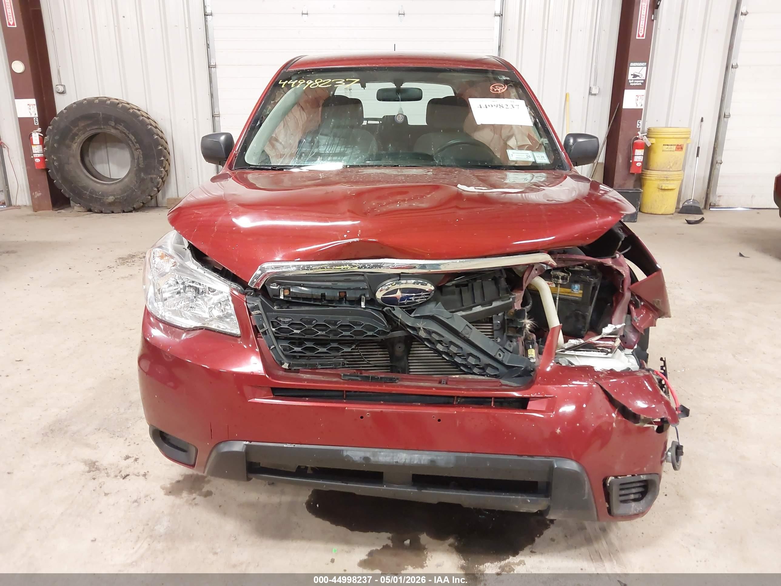 2014 Subaru Forester 2.5i Red vin: JF2SJAAC0EH445921