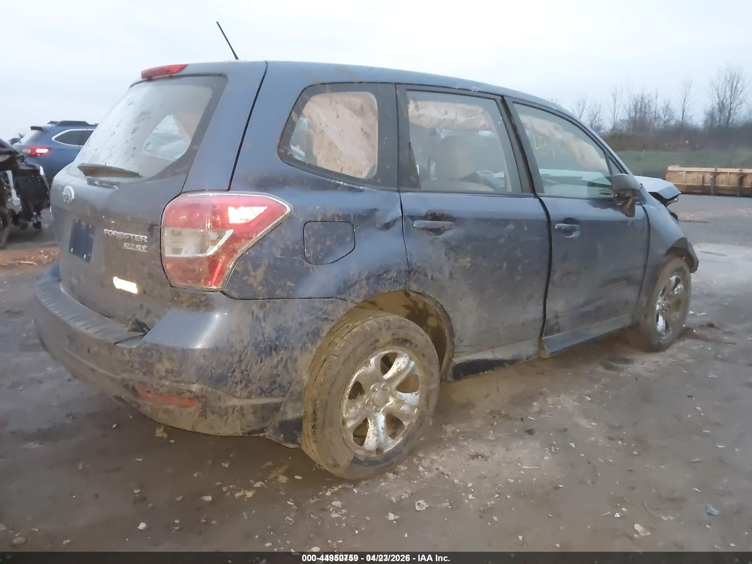 2014 Subaru Forester 2.5i Синий vin: JF2SJAAC0EH447801