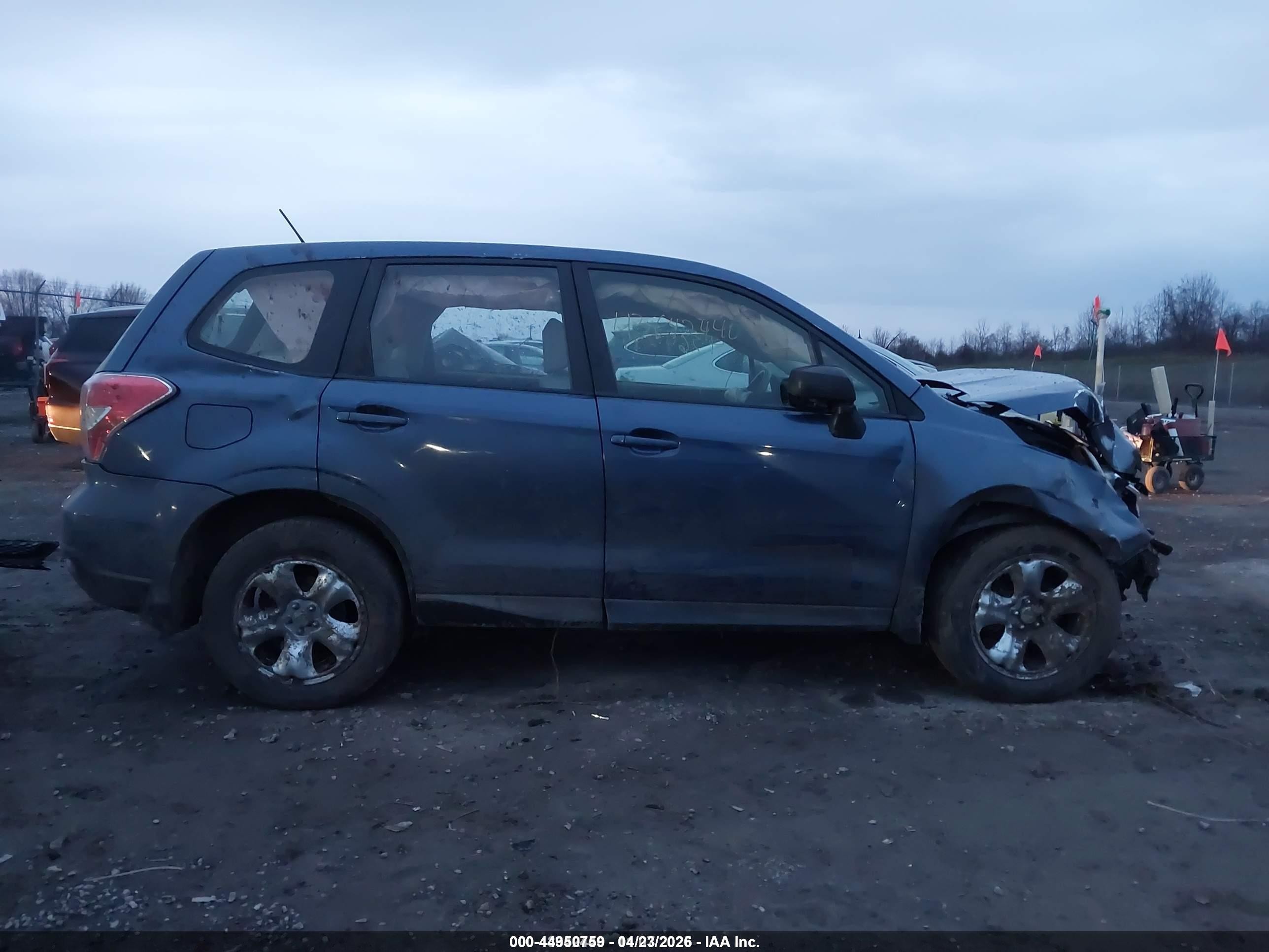 2014 Subaru Forester 2.5i Синий vin: JF2SJAAC0EH447801