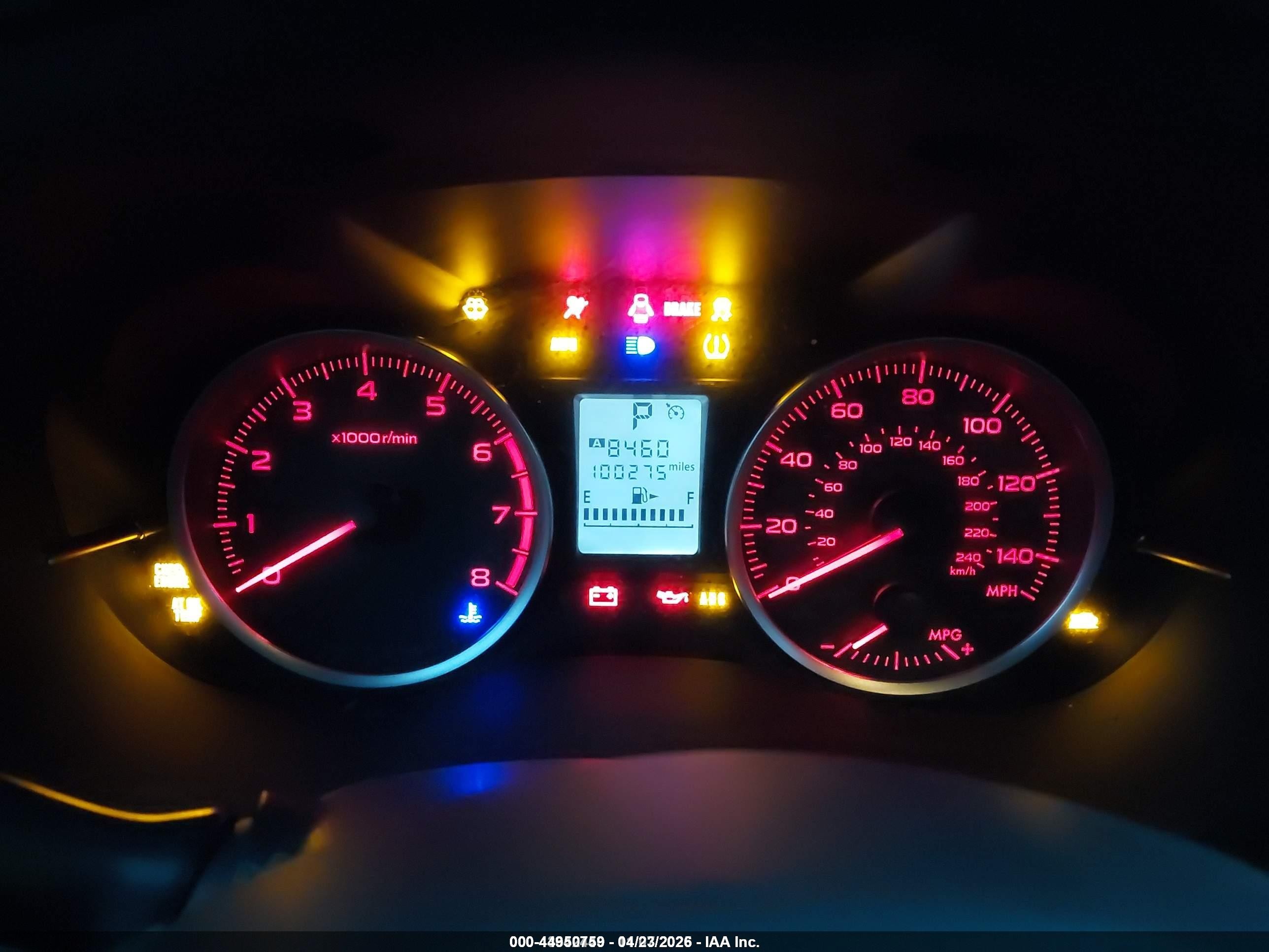 2014 Subaru Forester 2.5i Синий vin: JF2SJAAC0EH447801