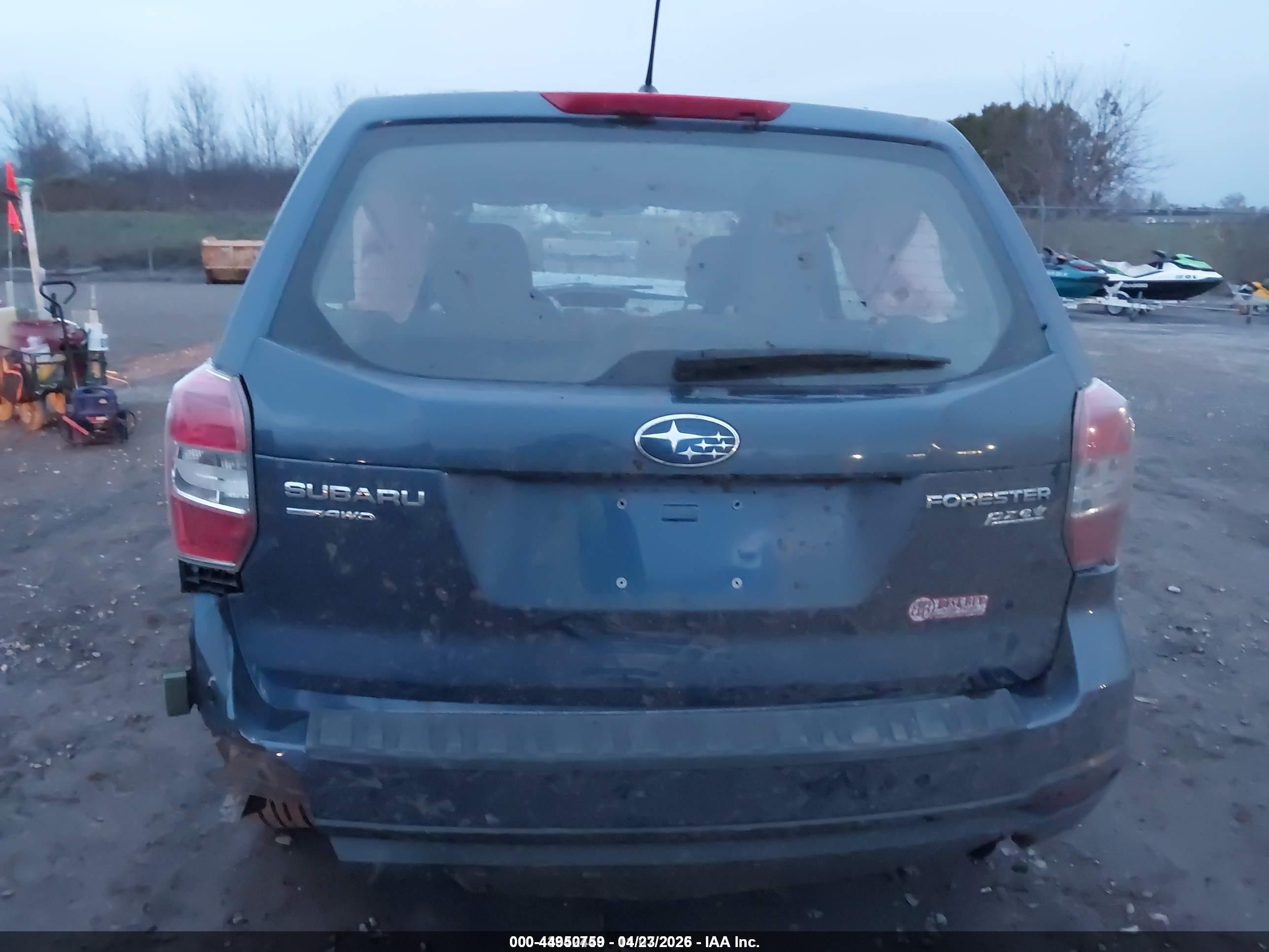 2014 Subaru Forester 2.5i Синий vin: JF2SJAAC0EH447801