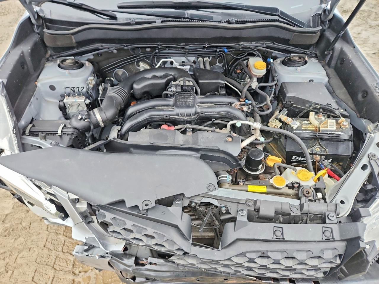 2014 Subaru Forester 2.5i Silver vin: JF2SJAAC0EH451962