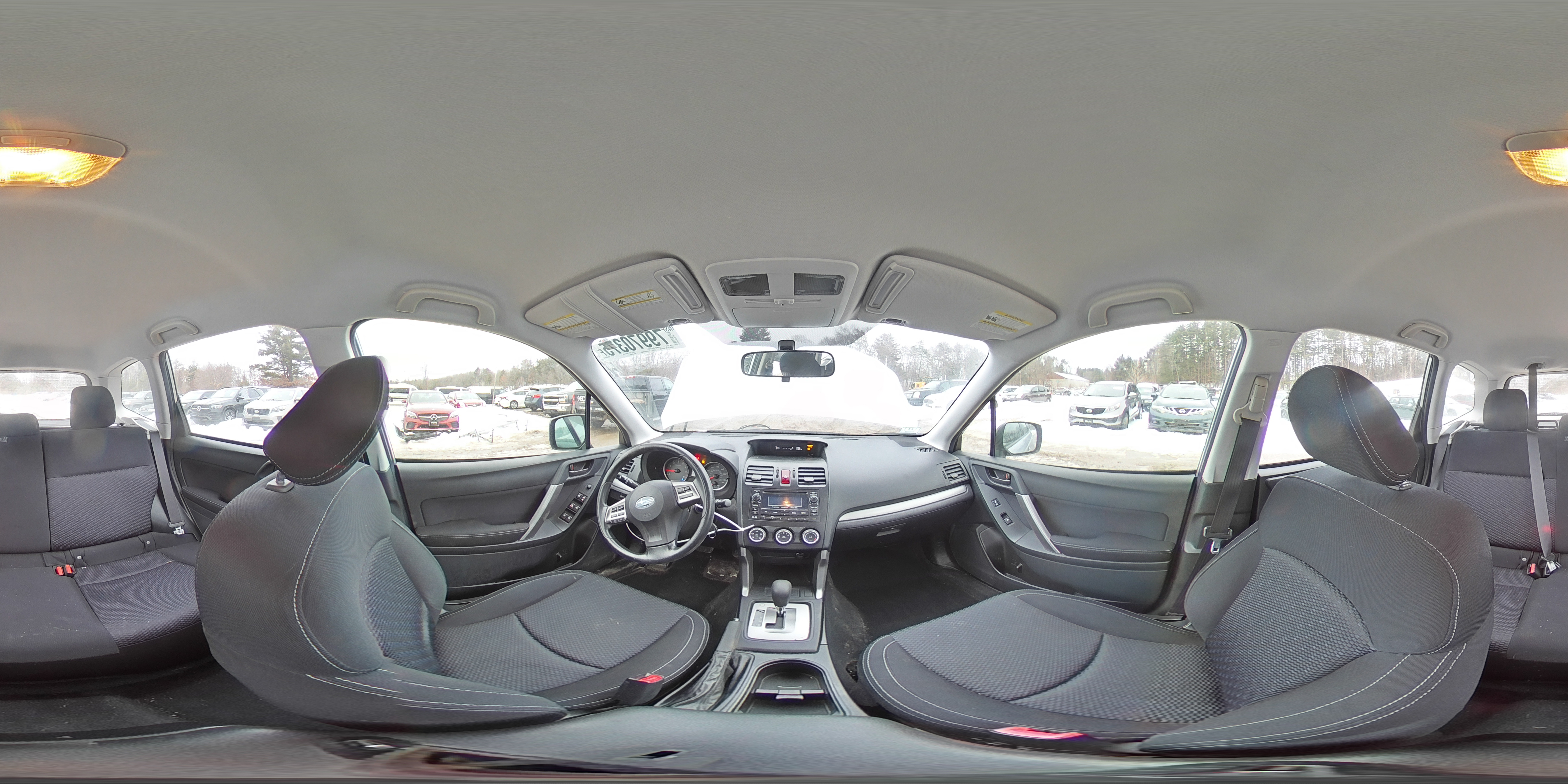 2014 Subaru Forester 2.5i Silver vin: JF2SJAAC0EH451962