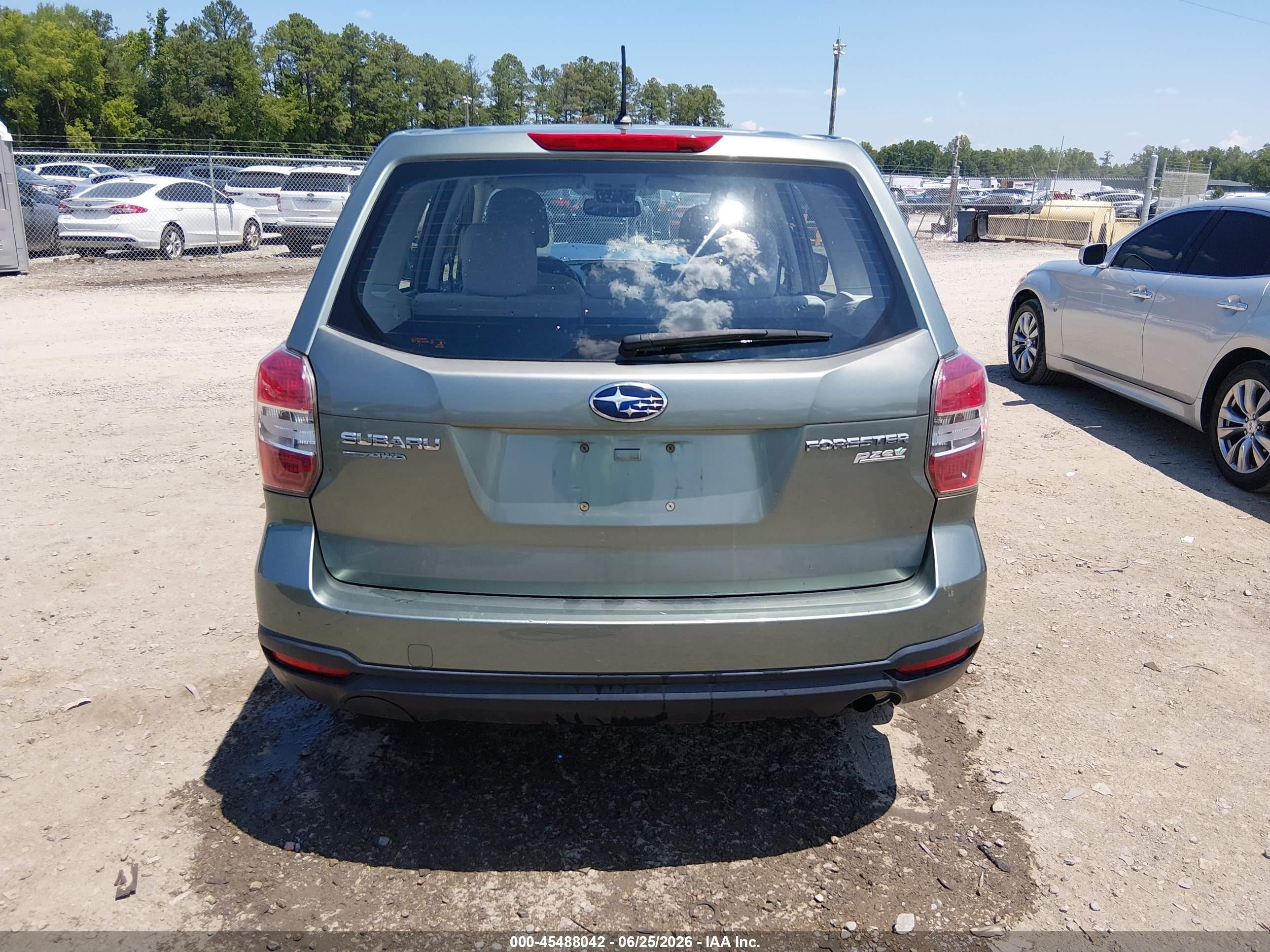 2014 Subaru Forester 2.5i Green vin: JF2SJAAC0EH470785