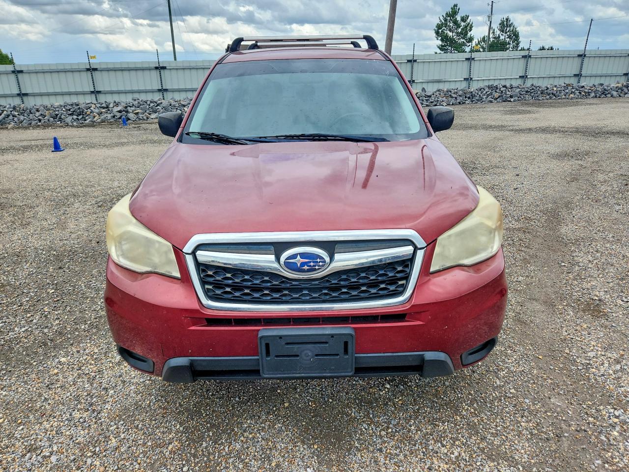 2014 Subaru Forester 2.5i Red vin: JF2SJAAC0EH471547