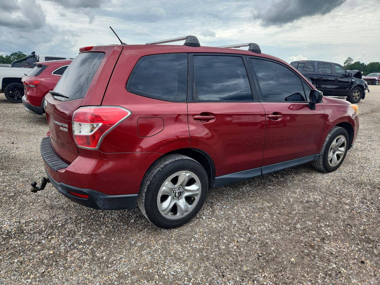 2014 Subaru Forester 2.5i Red vin: JF2SJAAC0EH471547