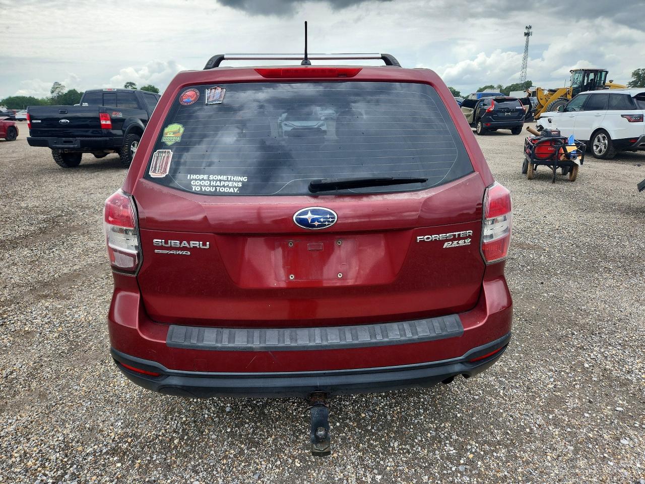 2014 Subaru Forester 2.5i Red vin: JF2SJAAC0EH471547