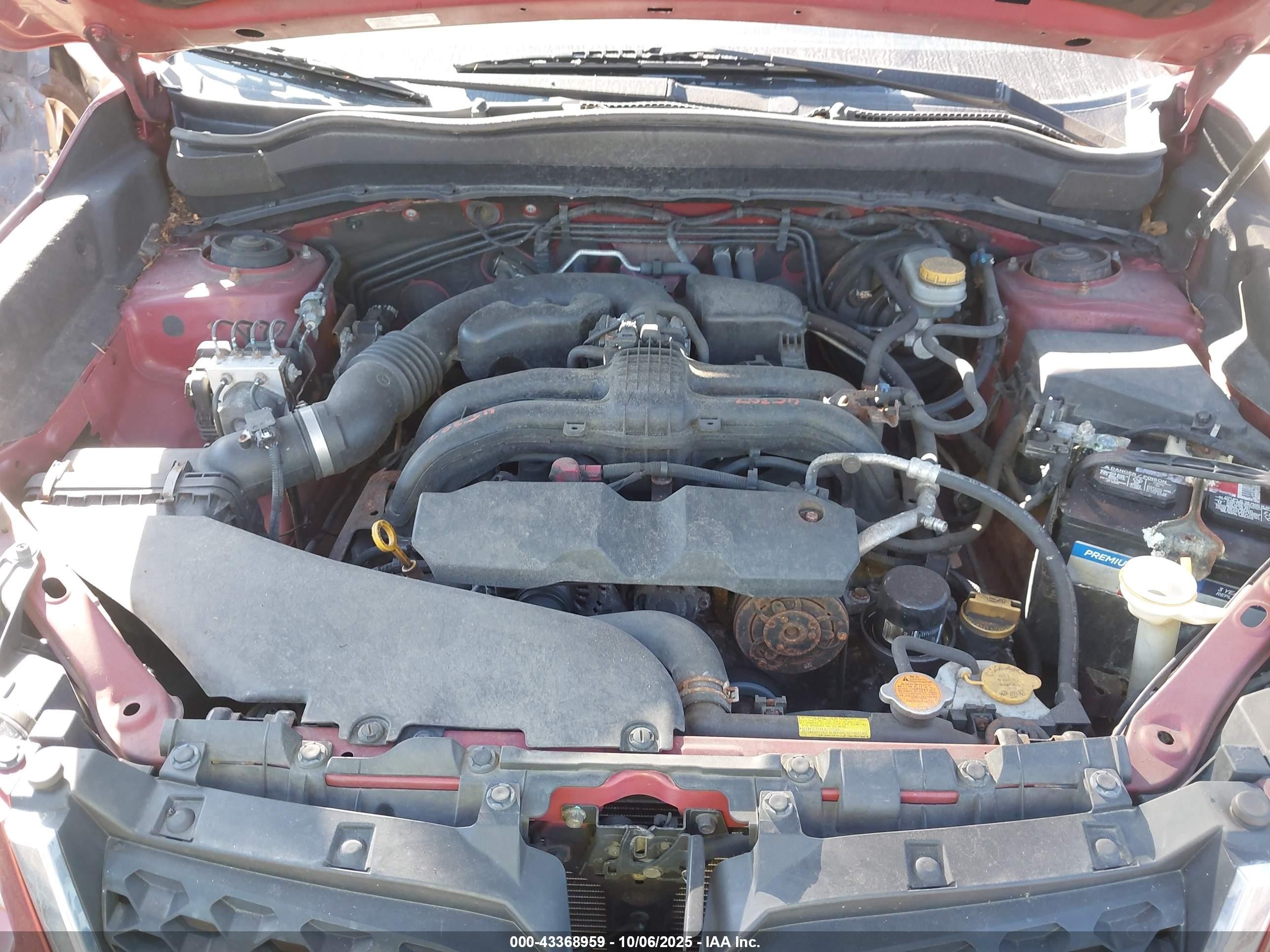 2014 Subaru Forester 2.5i Red vin: JF2SJAAC0EH488137