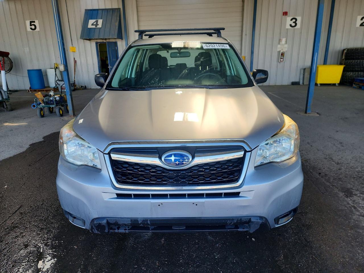 2014 Subaru Forester 2.5i Серебряный vin: JF2SJAAC0EH490518