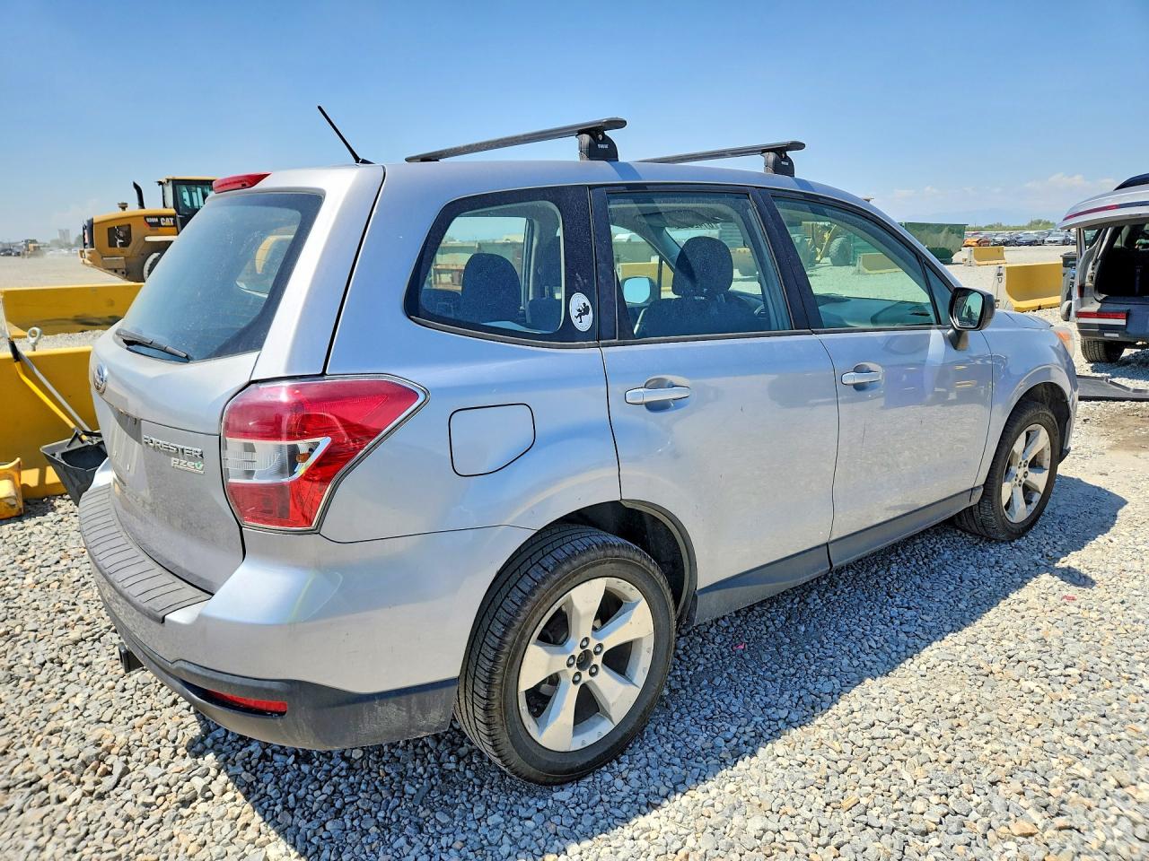 2014 Subaru Forester 2.5i Серебряный vin: JF2SJAAC0EH490518