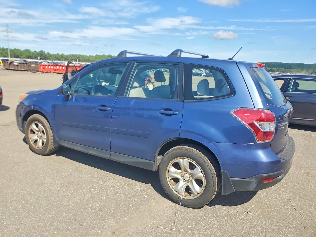 2014 Subaru Forester 2.5i Blue vin: JF2SJAAC0EH495217